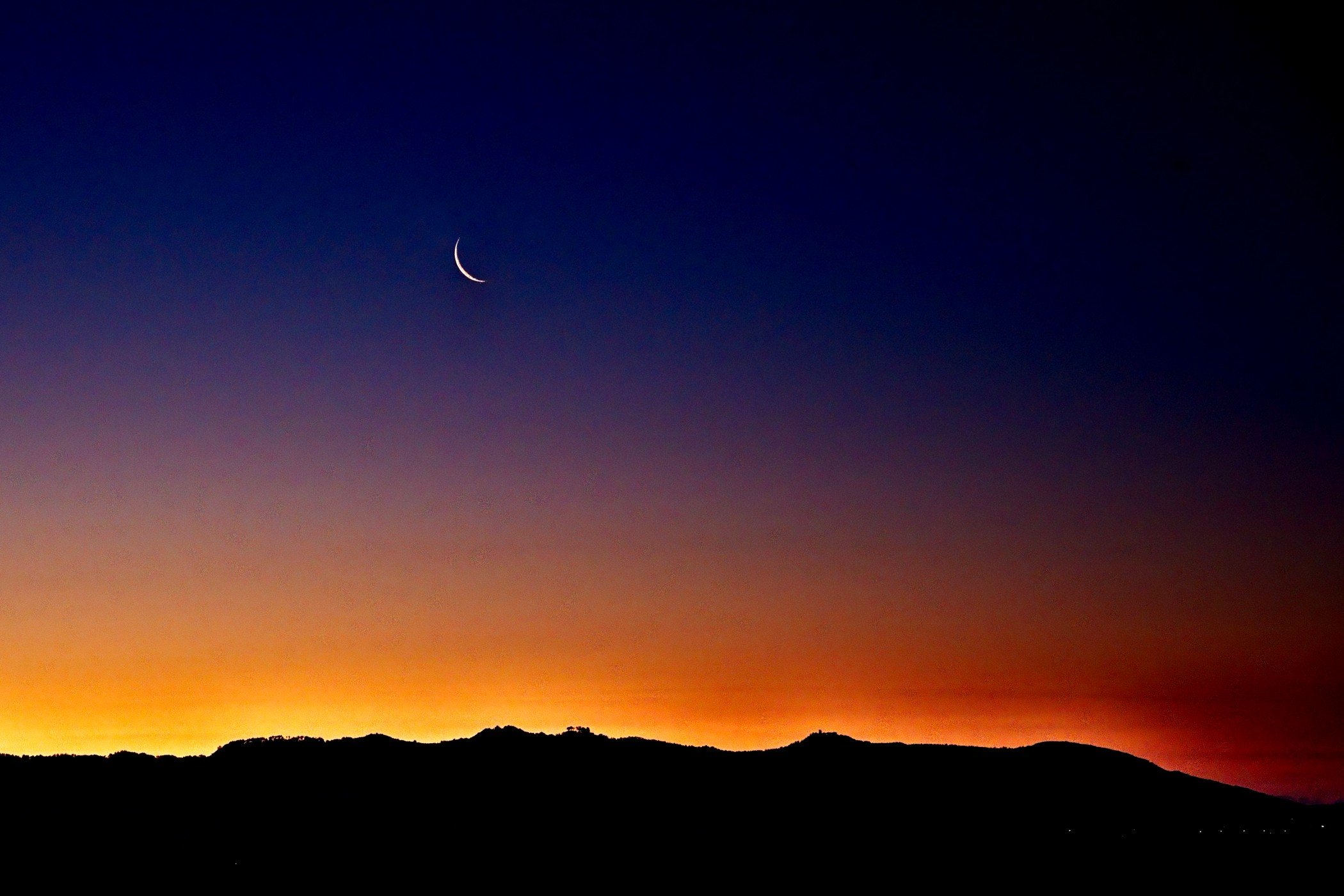 Moon Before Sunrise