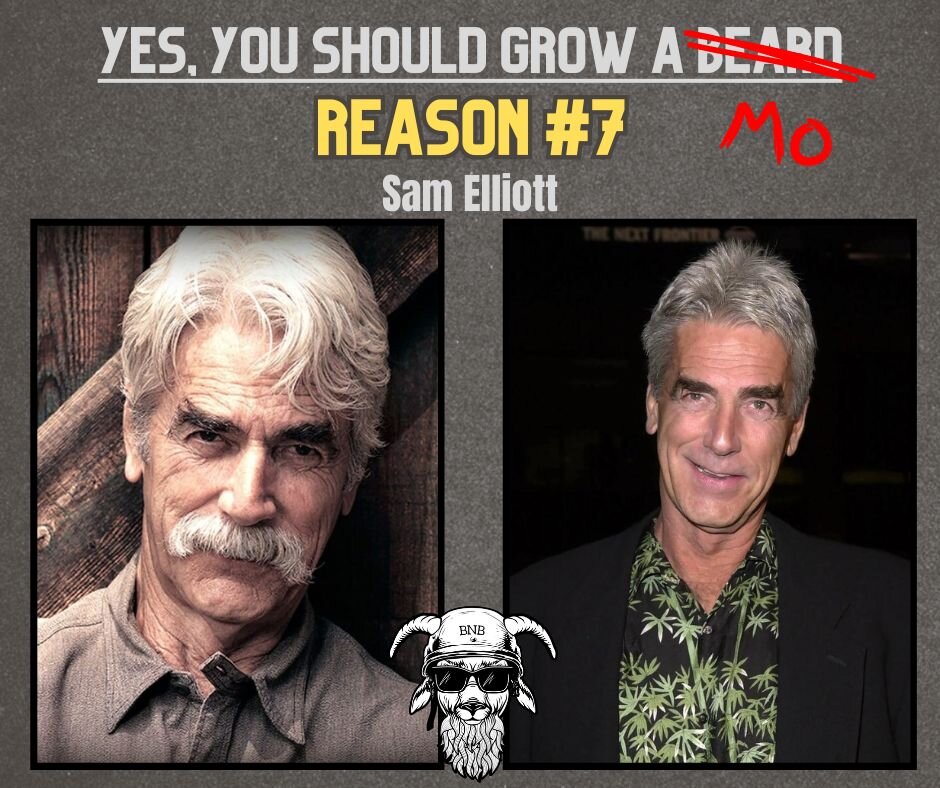 Im sorry.... but some people should never shave their top lip. Legendary Sam Elliott
#beardcare #beard #beardoil #beards #bearded #beardgang #beardlife #beardsofinstagram #beardbalm #beardstyle #beardlove #beardedmen #barber #barbershop #beardproduct