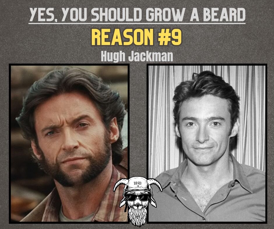 The Wolverine! Easily one of the most recognised beards in Hollywood. Whos would be better?

#beardcare #beard #beardoil #beards #bearded #beardgang #beardlife #beardsofinstagram #beardbalm #beardstyle #beardlove #beardedmen #barber #barbershop #bear