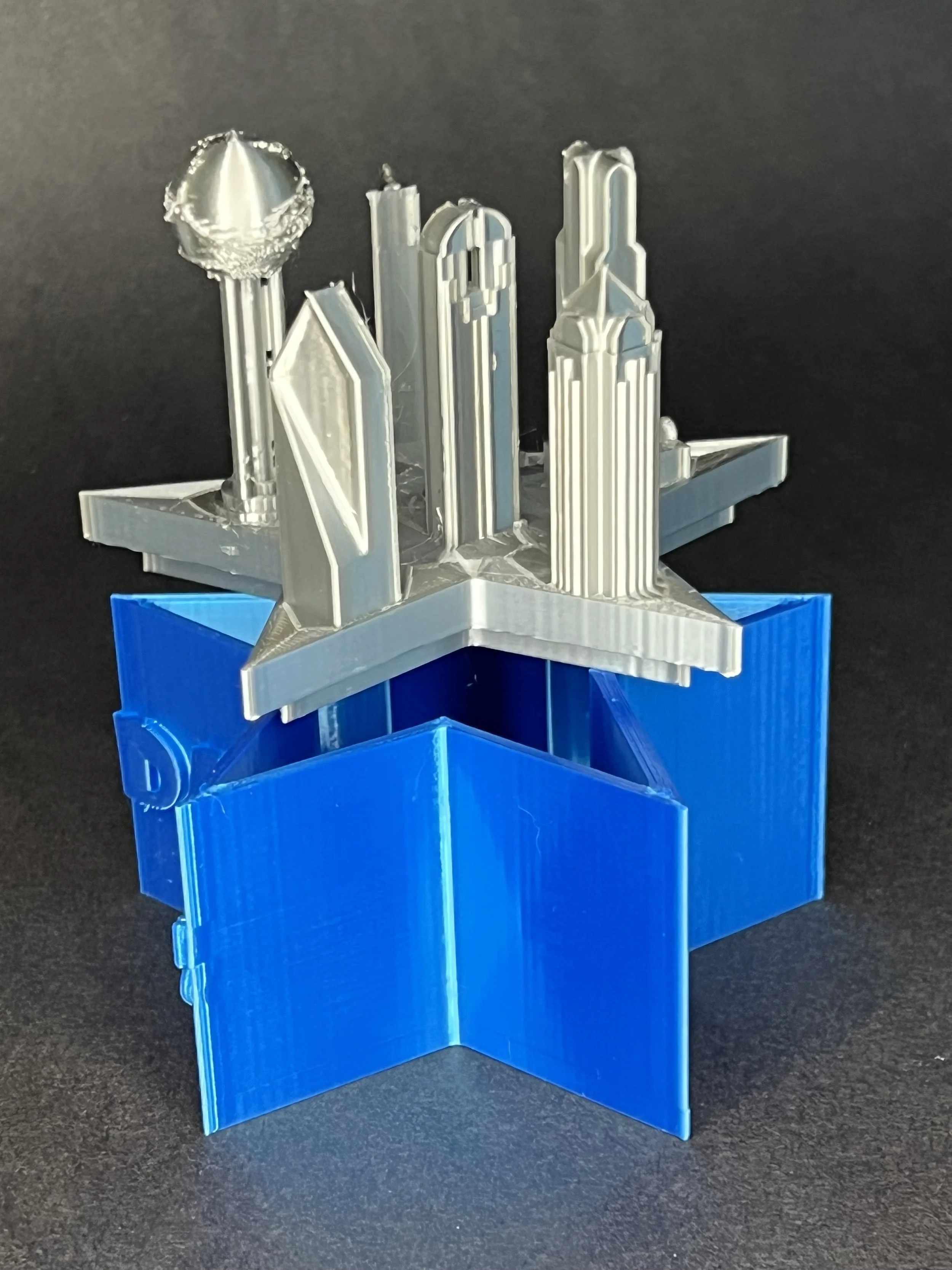 Dallas Skyline Box — Mikekeli 3D Art