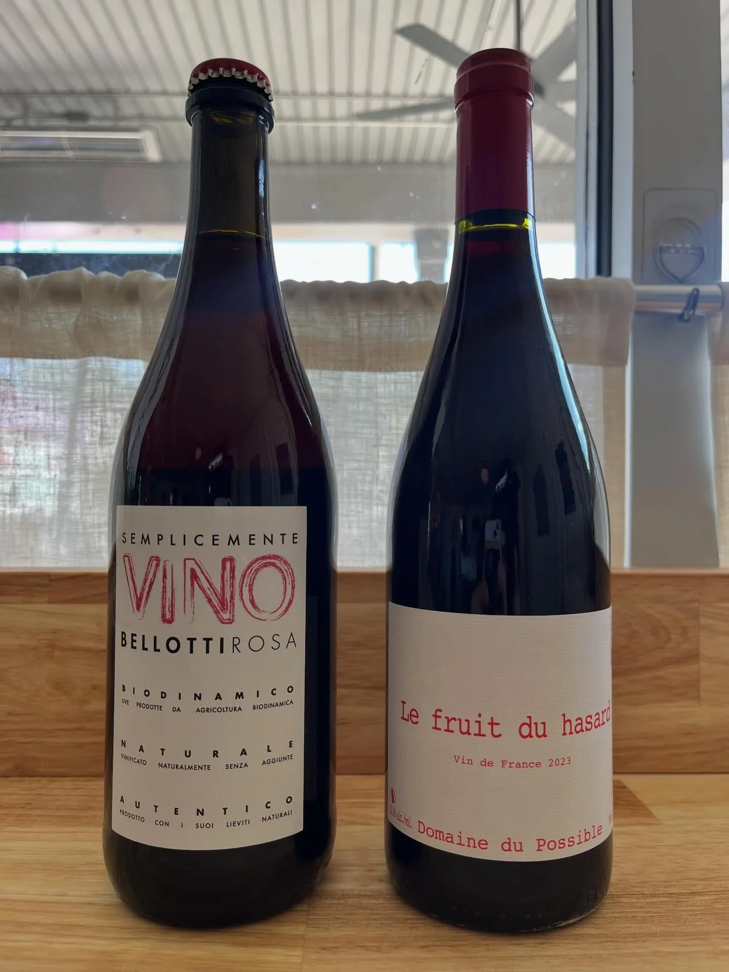 Wine tasting tonight! 6-8!

Cascina Degli Ulivi Belloti
Semplicemente Rosata
🍇 Merlot
📍Gavi, Piemonte Italy

Domaine du Possible
Le Fruit du Hasard 
🍇 Carignan, Syrah
Languedoc-Roussillon, France