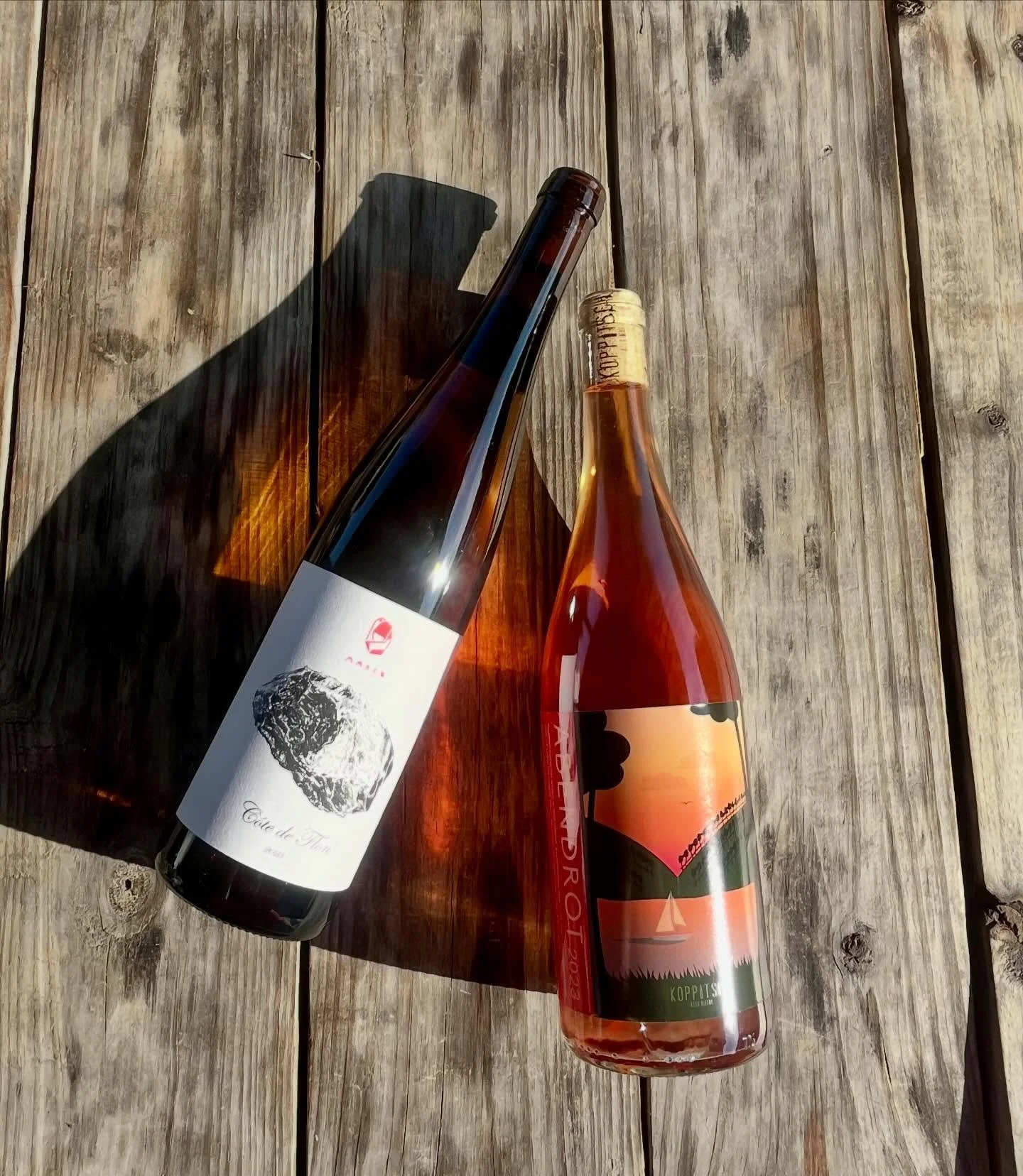 Wine tasting tonight 6-8! 

Marto
C&ocirc;te de Flon 2023
Rheinhessen, Germany
Riesling, Silvaner, Chardonnay, Pinot Blanc &amp; Pinot Noir

Koppitsch
Abendrot 2023 🌅
Neusiedl, Austria 
A supra varietal wine highlighting the limestone terror (7 diff