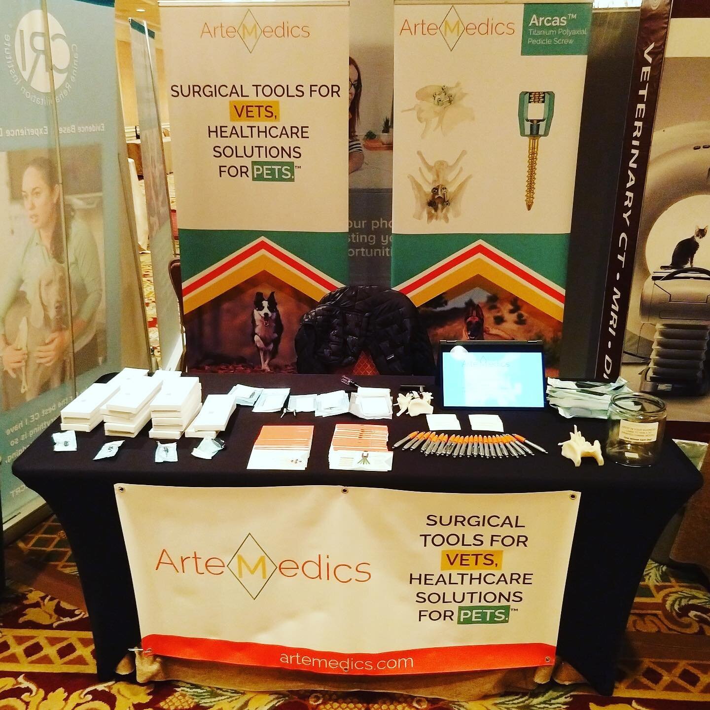 Stop by our booth at the Veterinary Orthopedic Society Conference! We have daily drawings for 3D printed canine spines and free shipping on products!