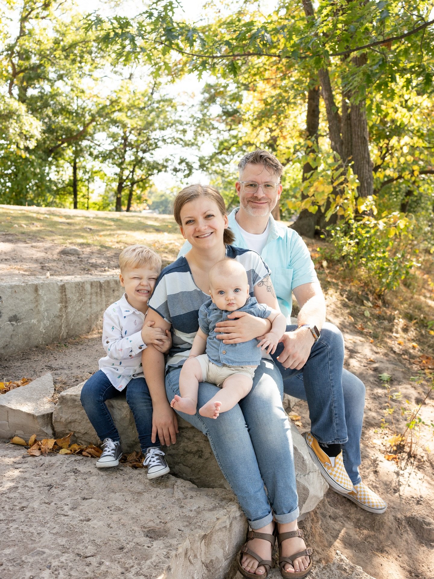 I love capturing families as they grow! This family has been with me for a few seasons now and these little guys have the best smiles 🤍