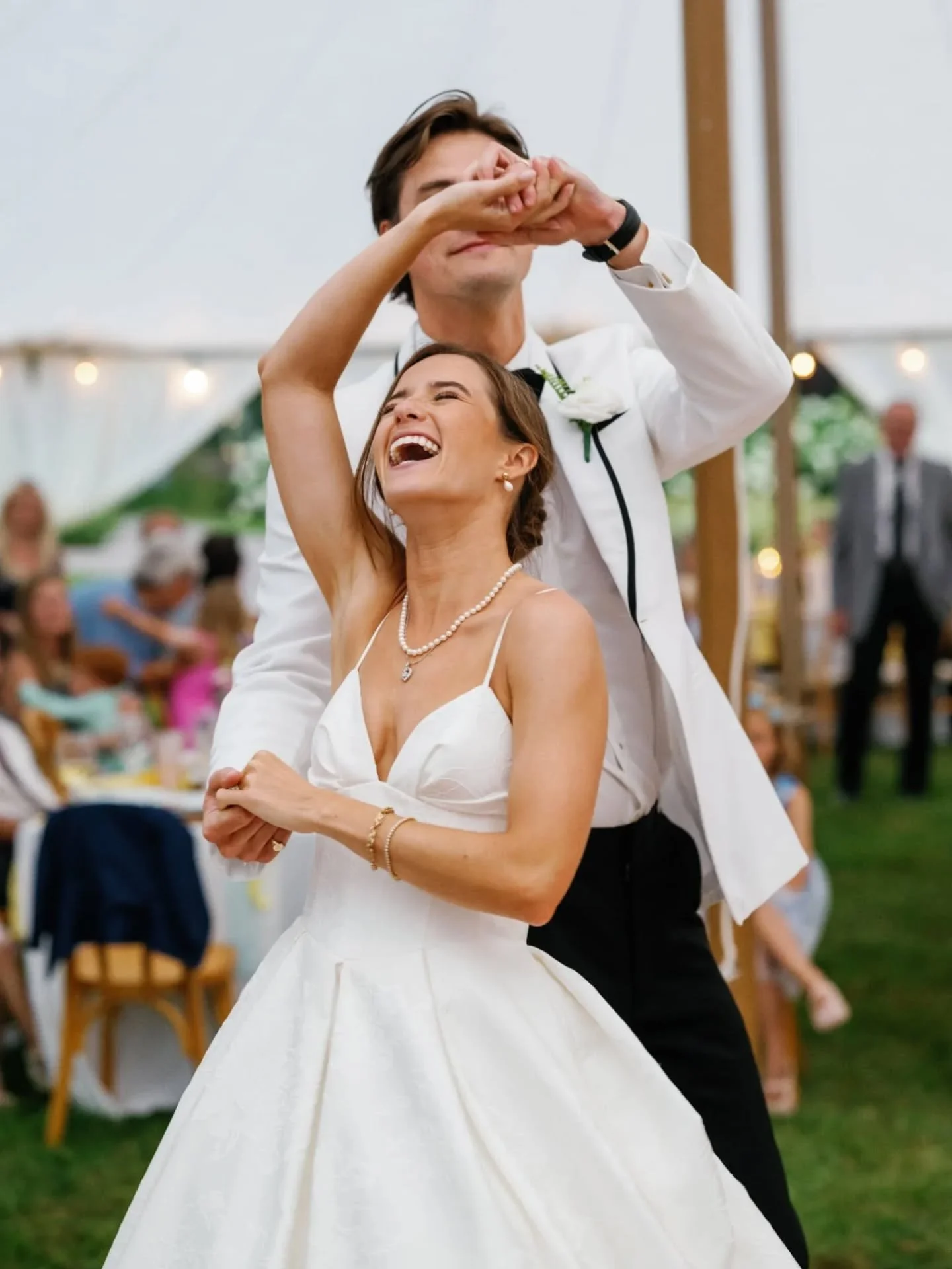 Moments of joy during Anne + Justin's first dance.

Photography: @sydneymariephotography
Planner: @up_north_events
Venue: Private Property
Hair and Makeup: @upnorth.beauty
Florist: @kellyrichashford
Details: @timelesseventrental
Draping: @eleve.event