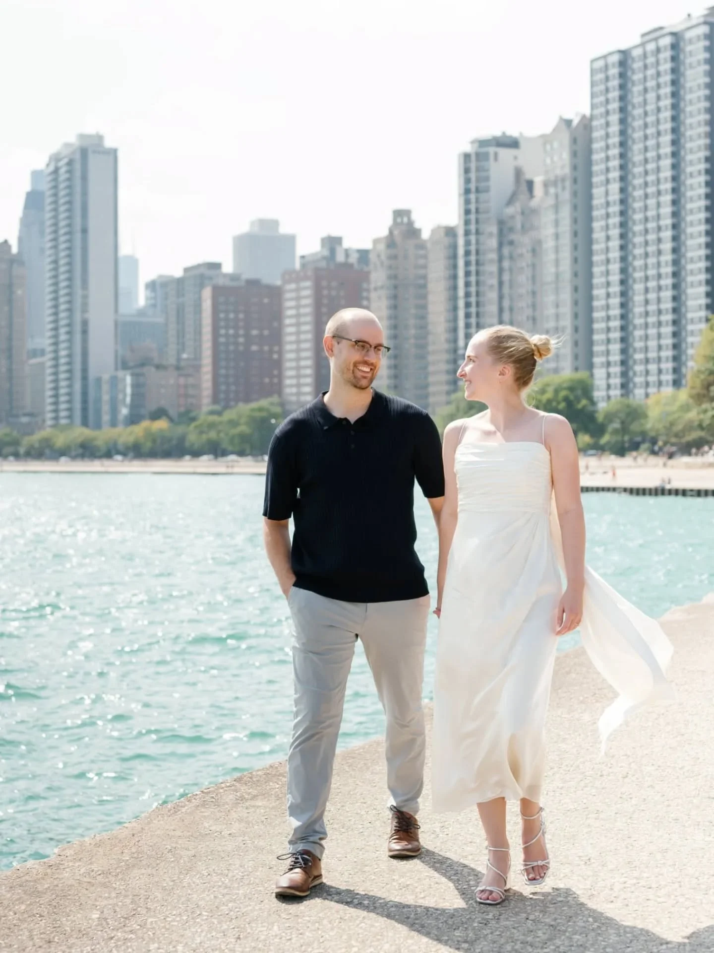 Sunday marks six months until Sally + Teague say I do.
Already dreaming of warm days and the start of wedding season.

[Chicago engagement, Chicago wedding photographer, North Avenue beach engagement, Chicago engagement photographer, summer engagemen
