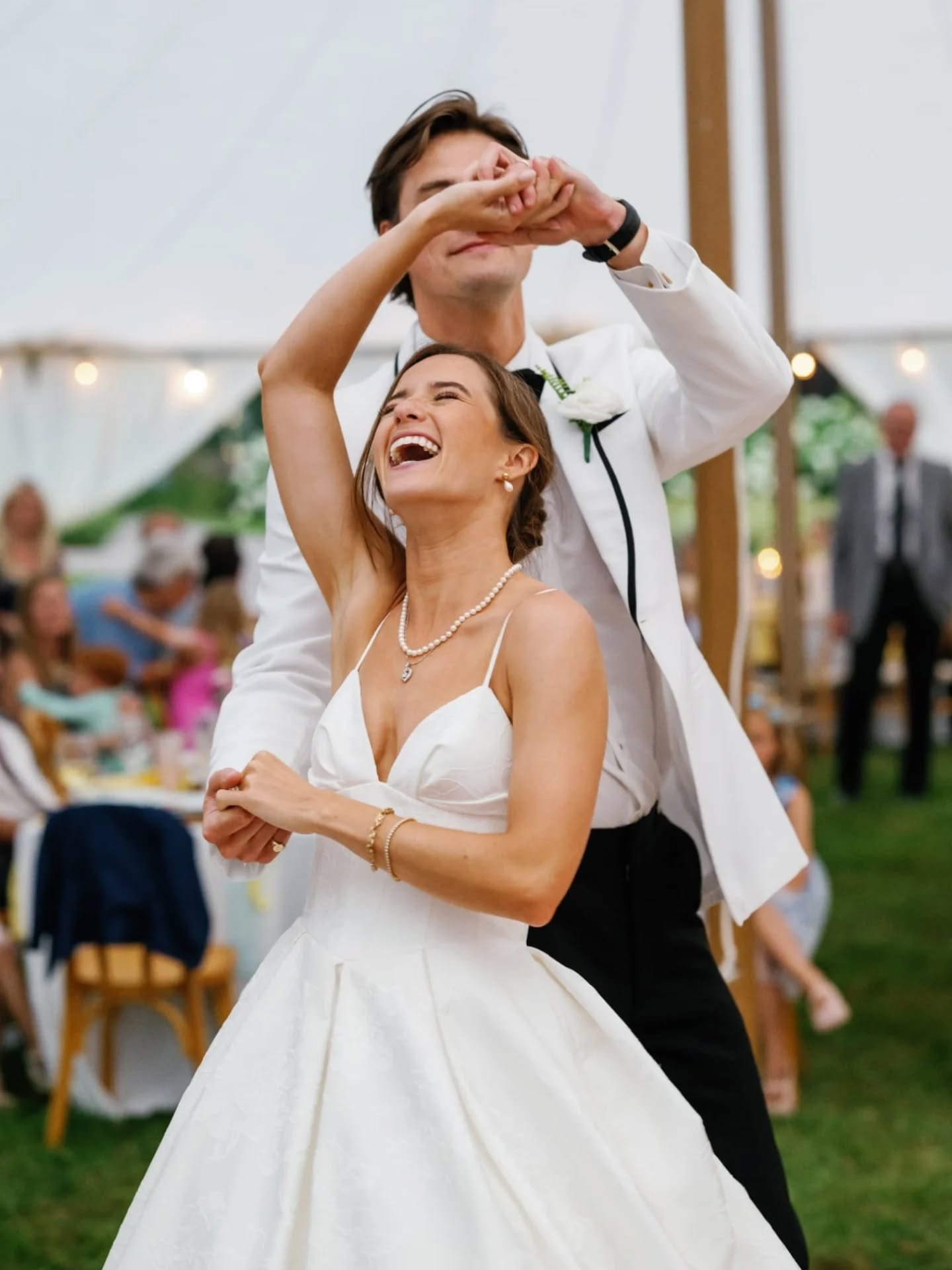 Moments of joy during Anne + Justin's first dance.

Photography: @sydneymariephotography
Planner: @up_north_events
Venue: Private Property
Hair and Makeup: @upnorth.beauty
Florist: @kellyrichashford
Details: @timelesseventrental
Draping: @eleve.event