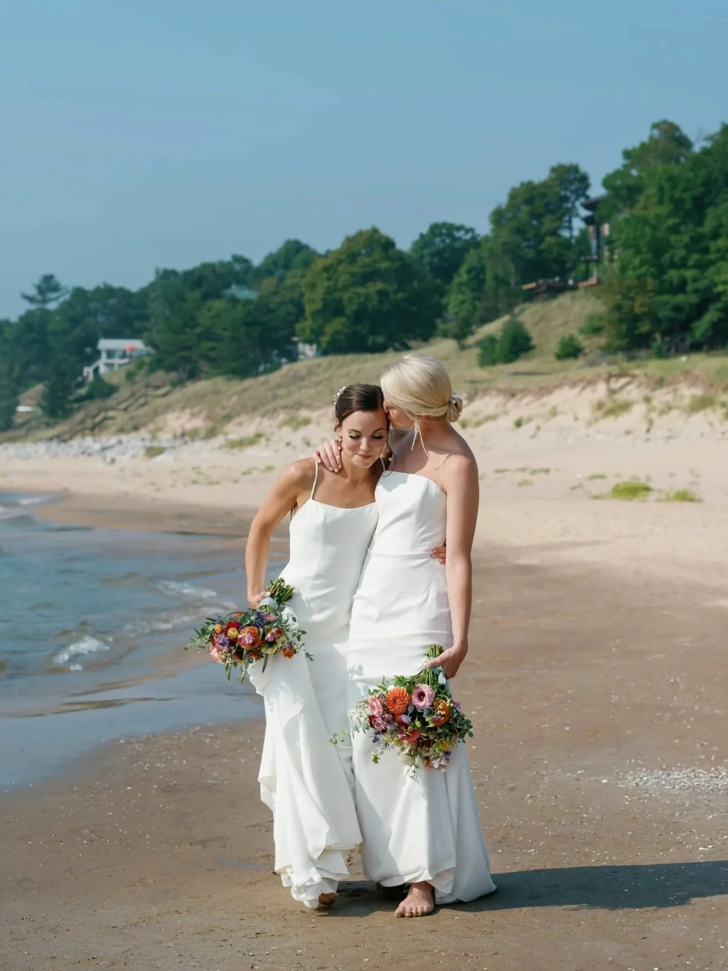 Counting down to summer beach weddings.

[Michigan wedding photographer, Michigan elopement, destination elopement, beach elopement, lgbtq wedding photographer, Michigan wedding, Lake Michigan wedding]