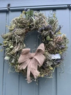 Hay wreaths