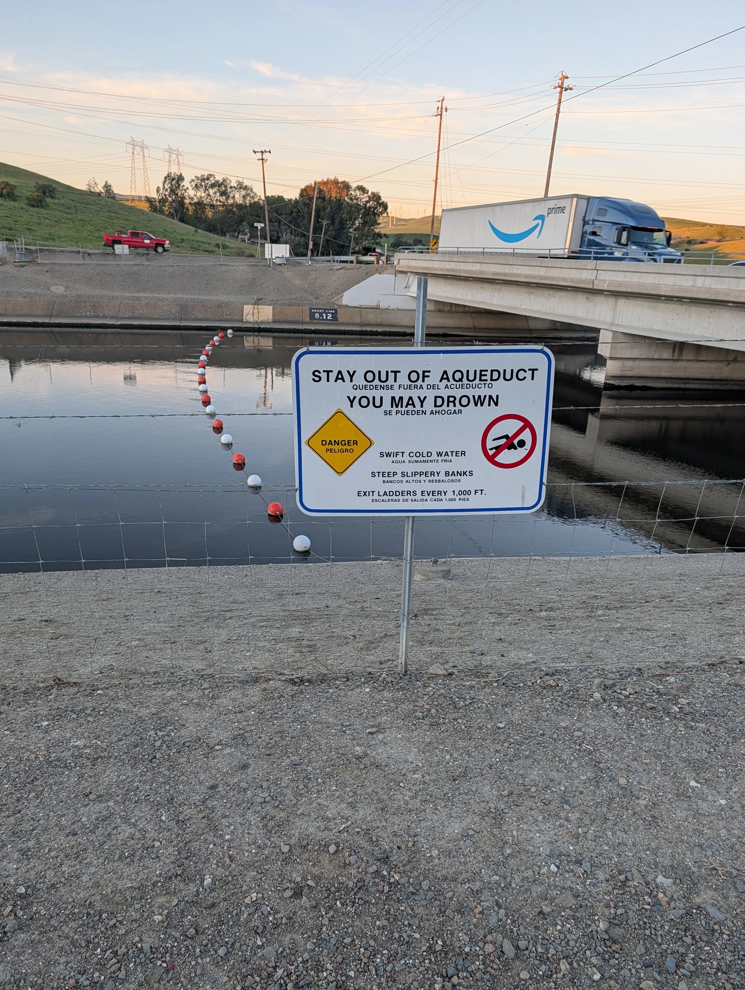 Staying Safe Around California Aqueduct Canals:                    What to Do If Someone Falls In