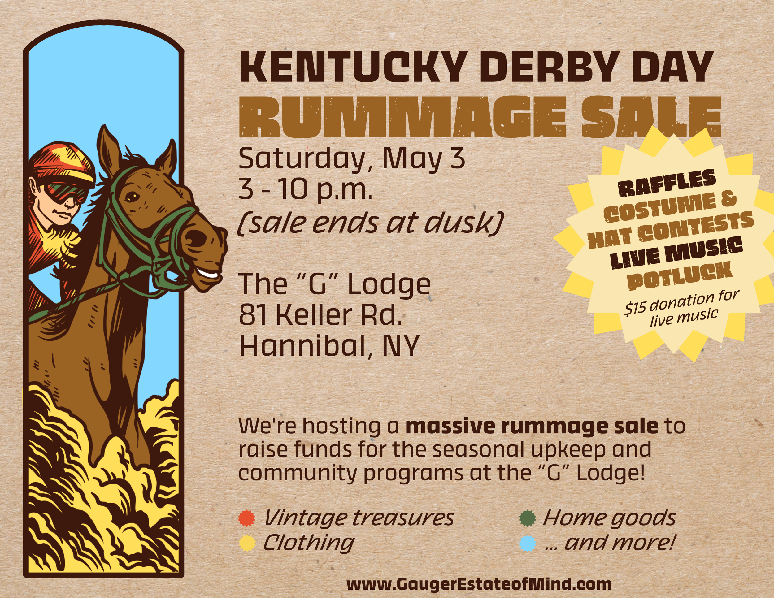 Kentucky Derby Day Rummage Sale.png