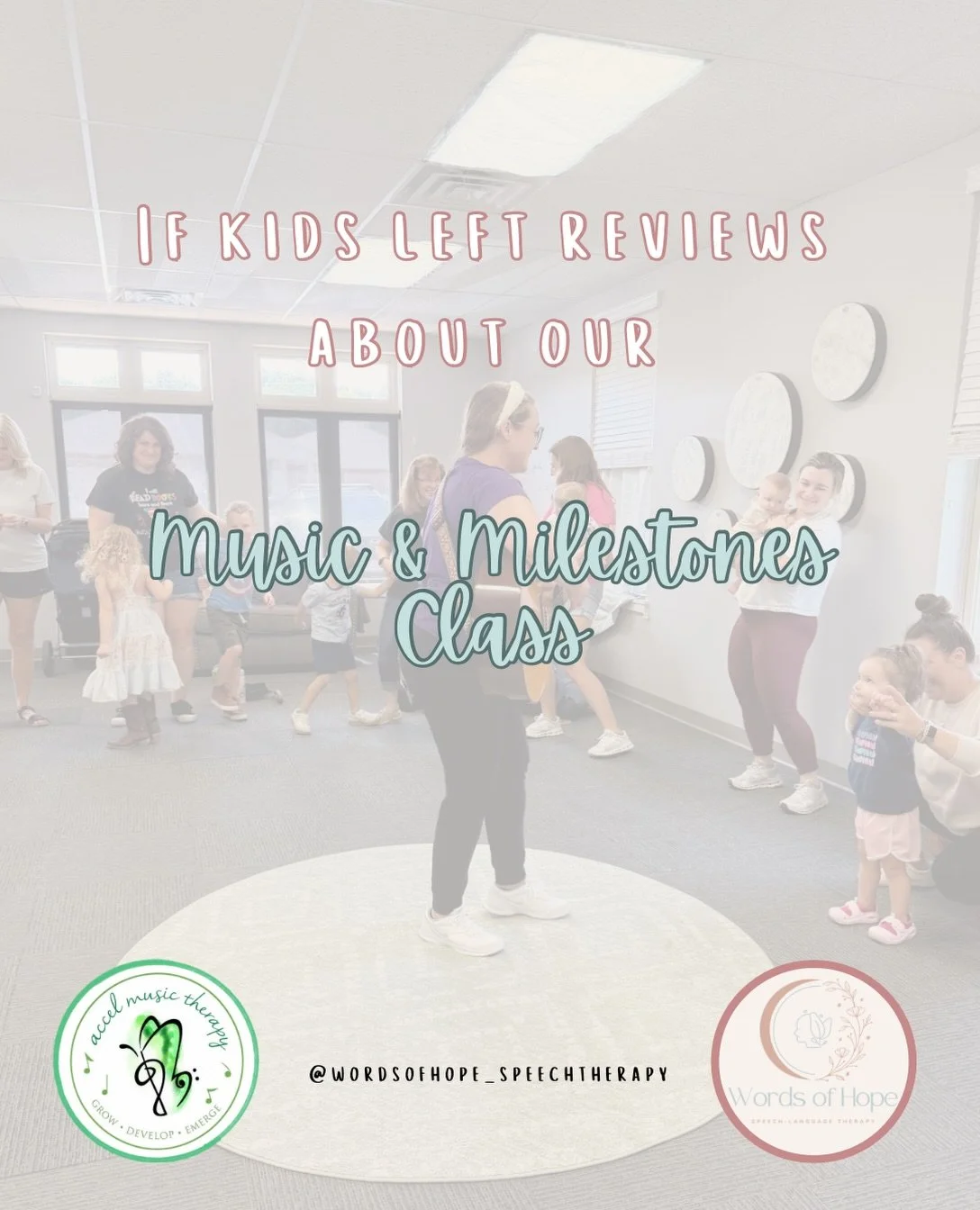 Wow what raving reviews!! 😂

I&rsquo;ll be sharing the reviews from the parents too, but for now, this is what I imagine the little ones are saying! 

🎶 Music &amp; Milestones Class
🗓️ 9/25 at 10:30 AM
📍 Accel Music Therapy in Wentzville
‼️ Regis