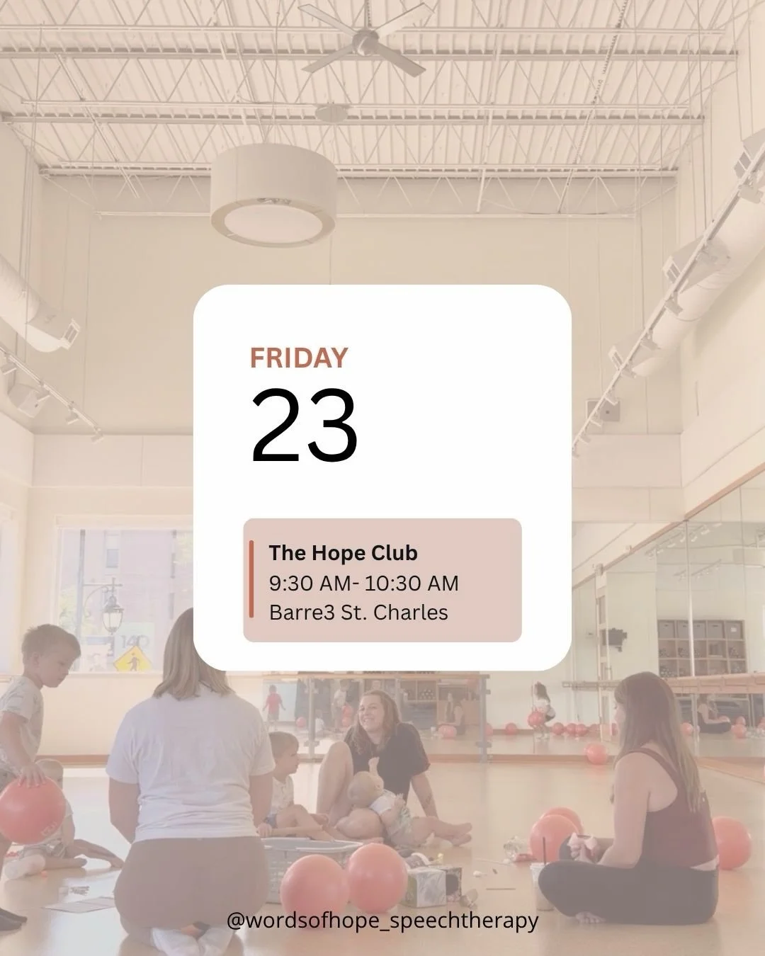 Looking for something fun to do with your little one this Friday? Something where YOU get to connect with other moms while your child plays, explores, and learns?

Join me for a special edition of The Hope Club:
Walk, Talk, &amp; Stroll! 

This isn&r