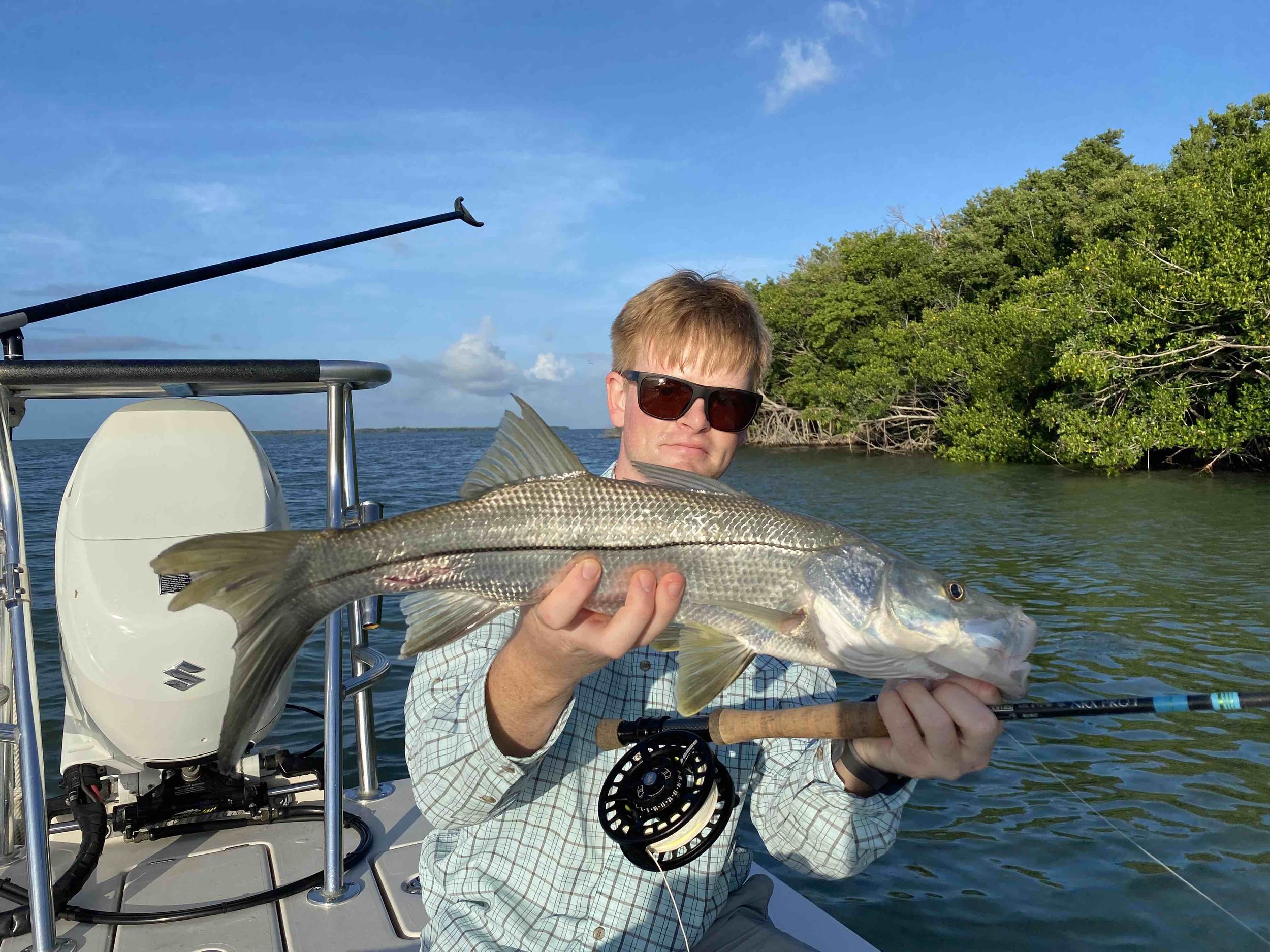 Guided snook fishing