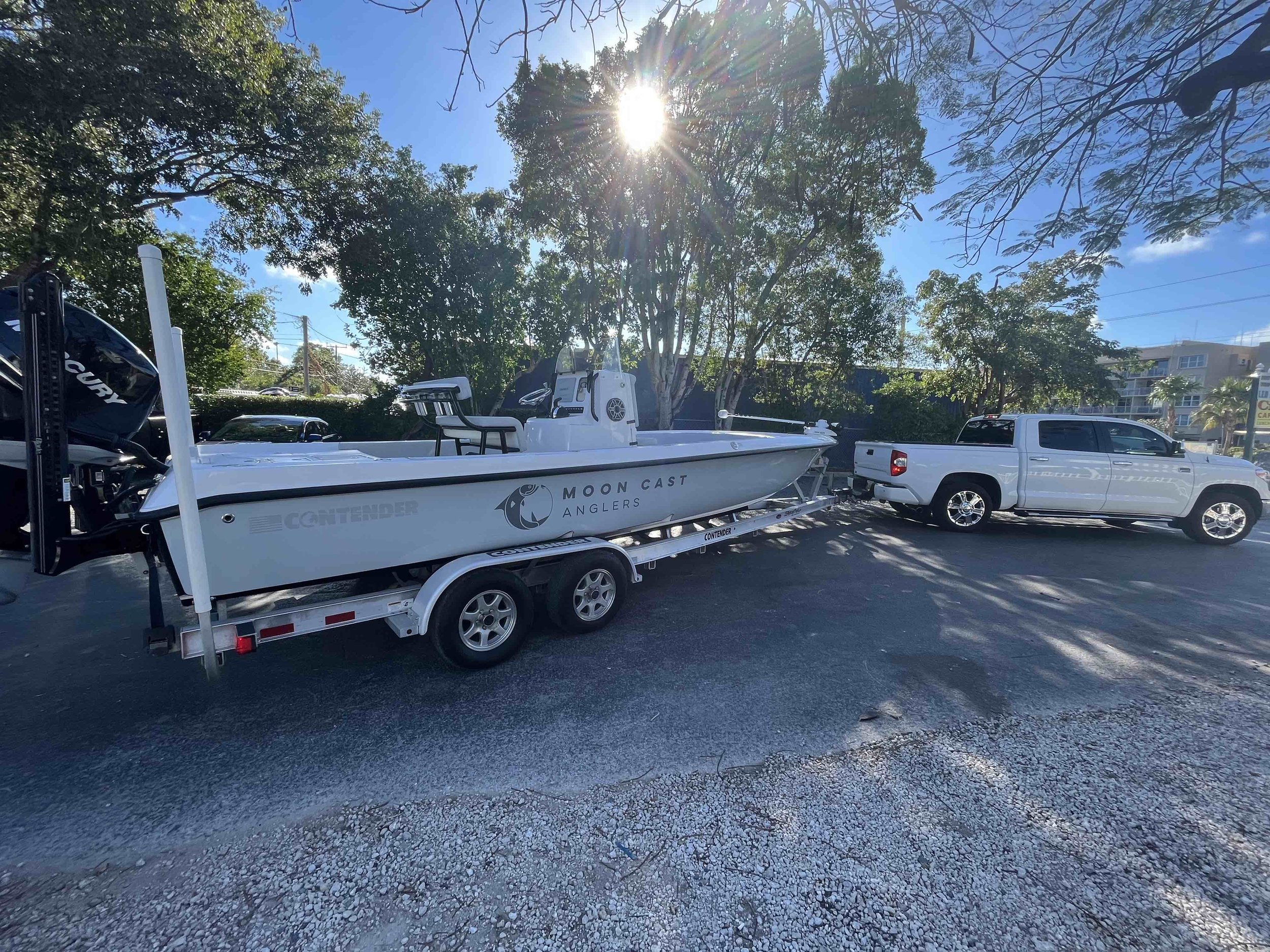 Picking up new boat