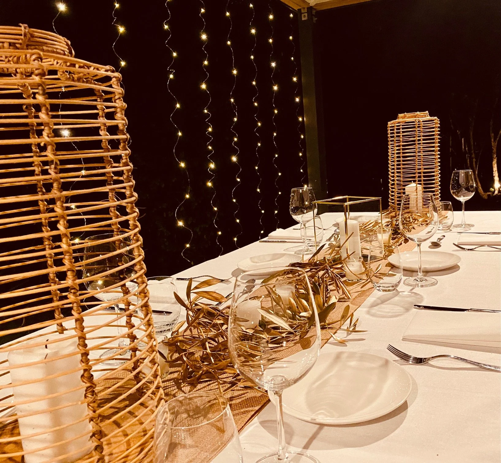 wedding table setting