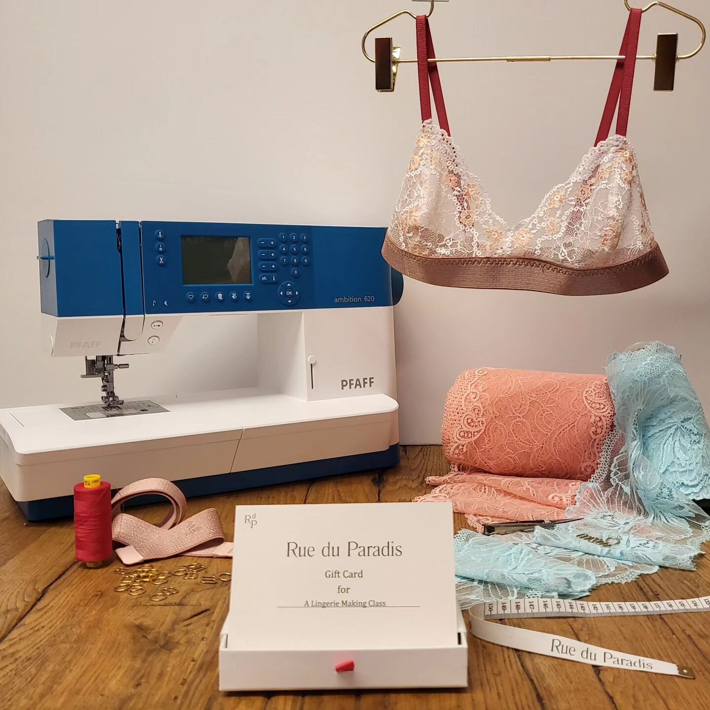 Our best selling gift: lingerie workshops! Whether for a friend, a significant other or a family member, this gift is an ode to self love. The workshops are nor only soothing to the mind, they also result in a learned craft and a beautifully fitting 