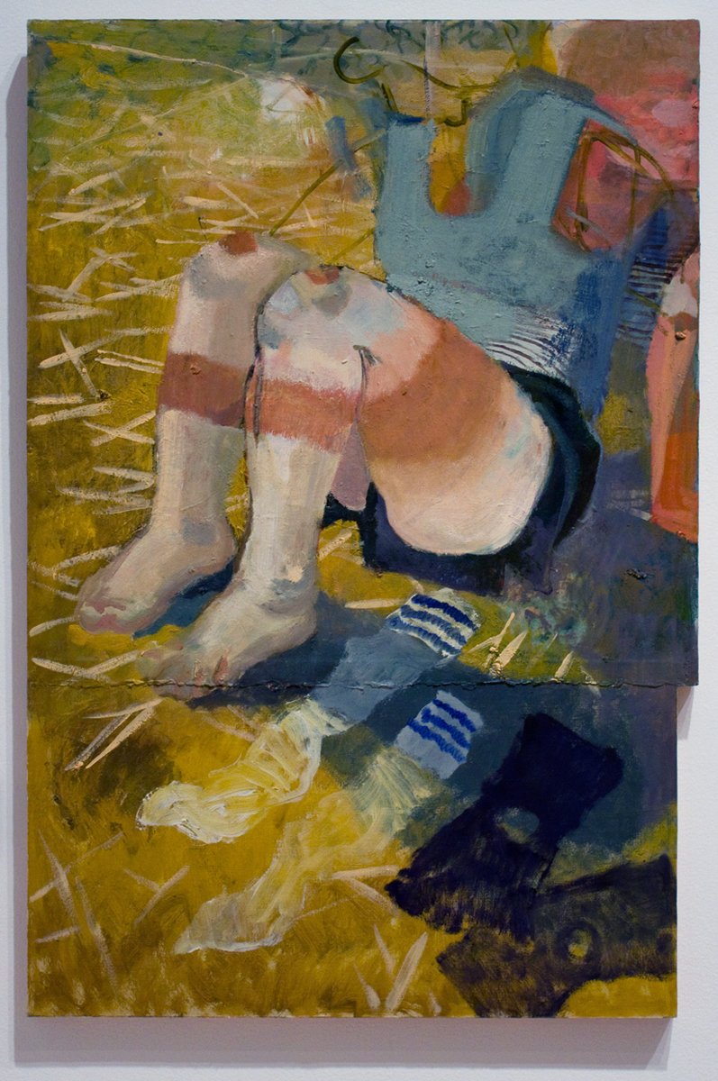  Brown’s Knees  34 in x 23 in oil on paper on panel 2011 
