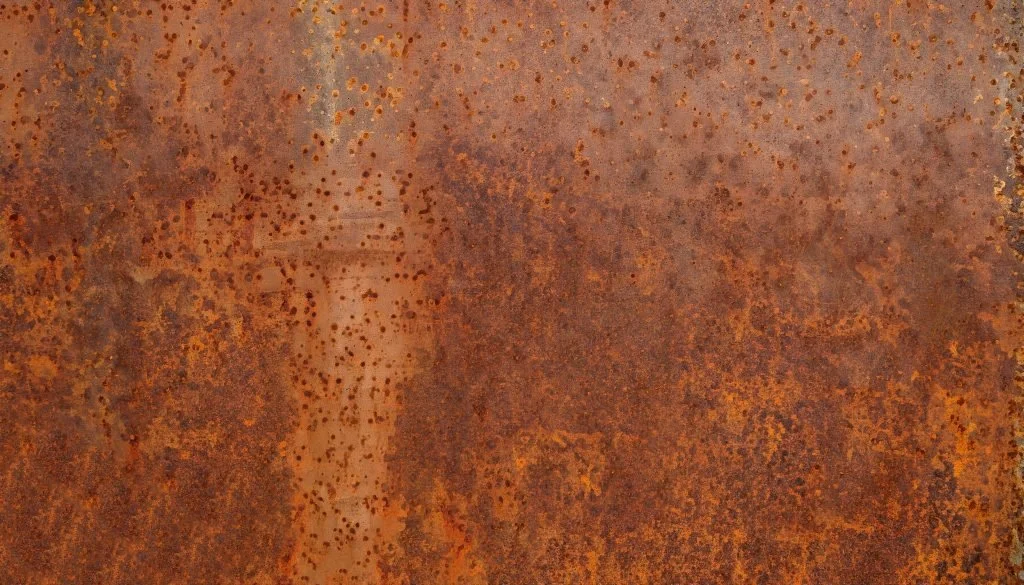 Close-up of a rusted metal surface.