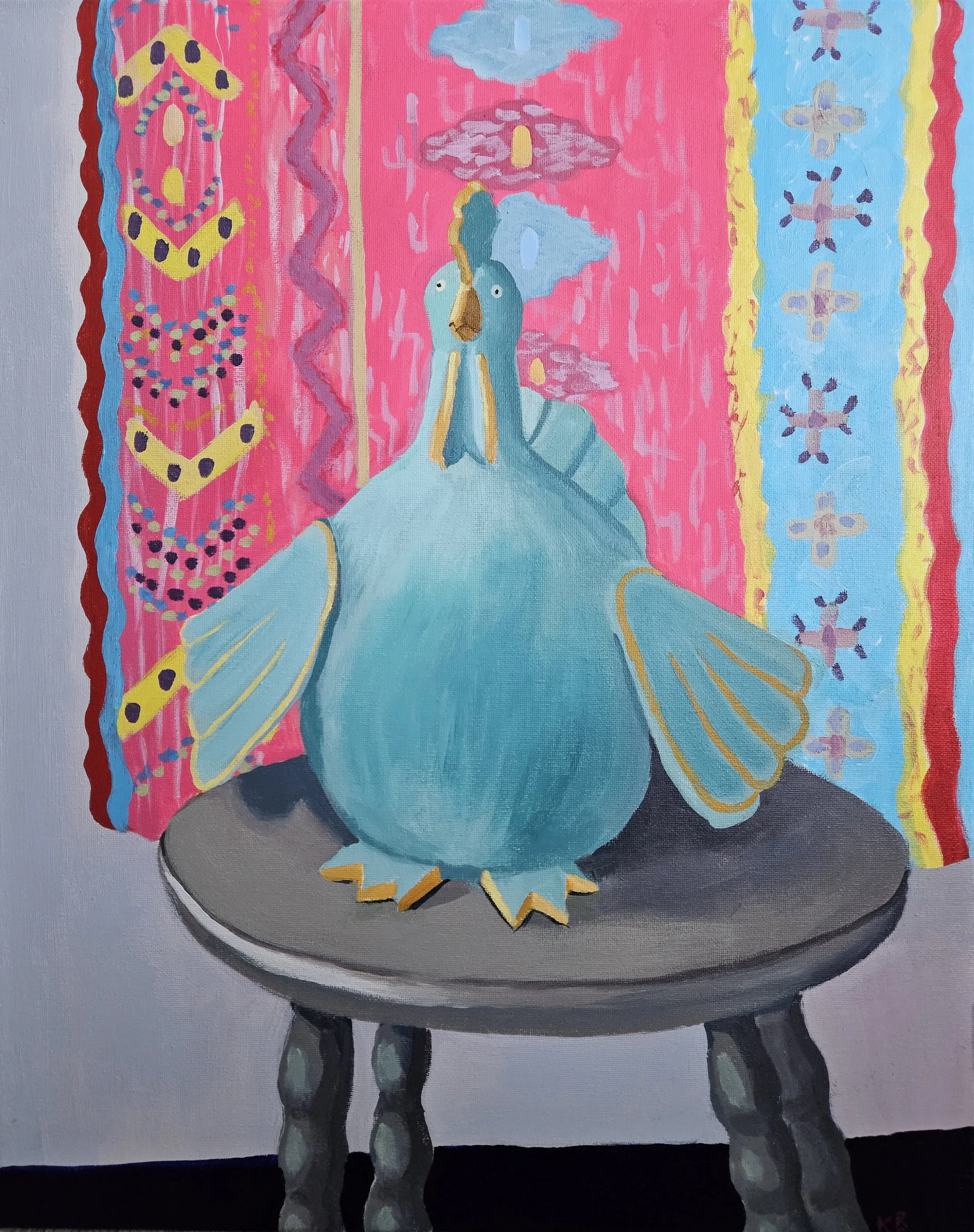 Introverted Chicken Goes Alone to a Party