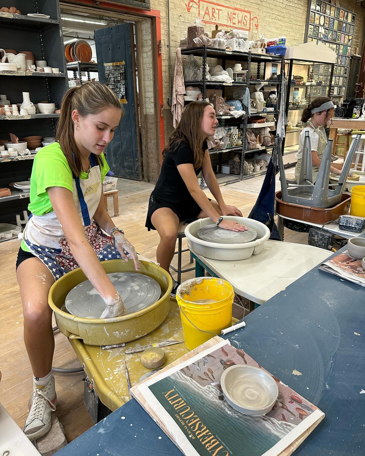 @theclayschool in Lynn MA
Coming up:
Kids Wheel Class $285
Sunday 2-3:30pm (6 week)
May 5-June 9
Instructor: Andi MacKay
Kids 11-15 yrs old
Everything included
​Max 6 kids (4 spots left)

Sign up on our website www.theClaySchool.com

#wheelpottery #t