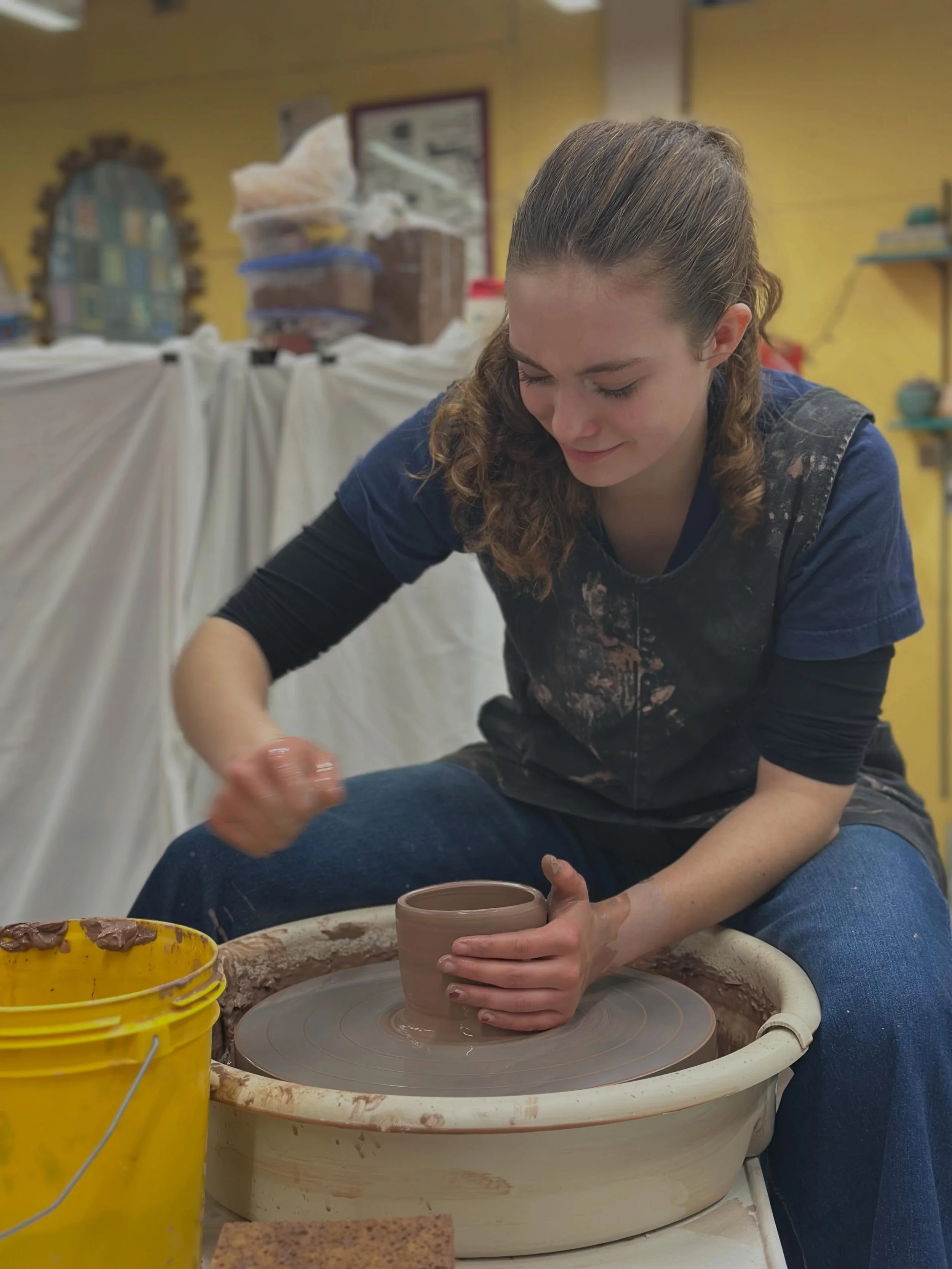 Come learn the pottery wheel THIS SATURDAY!! 3-5 @theclayschool in Lynn. Super fun way to try clay out! 
Sign up at www.TheClaySchool.com go to workshops- One-Night Wheel ❤️❤️❤️❤️❤️❤️