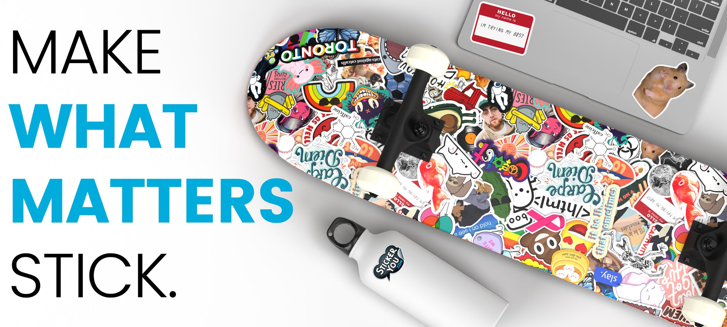 StickerYou | Retail Kiosk Branding Installation Design