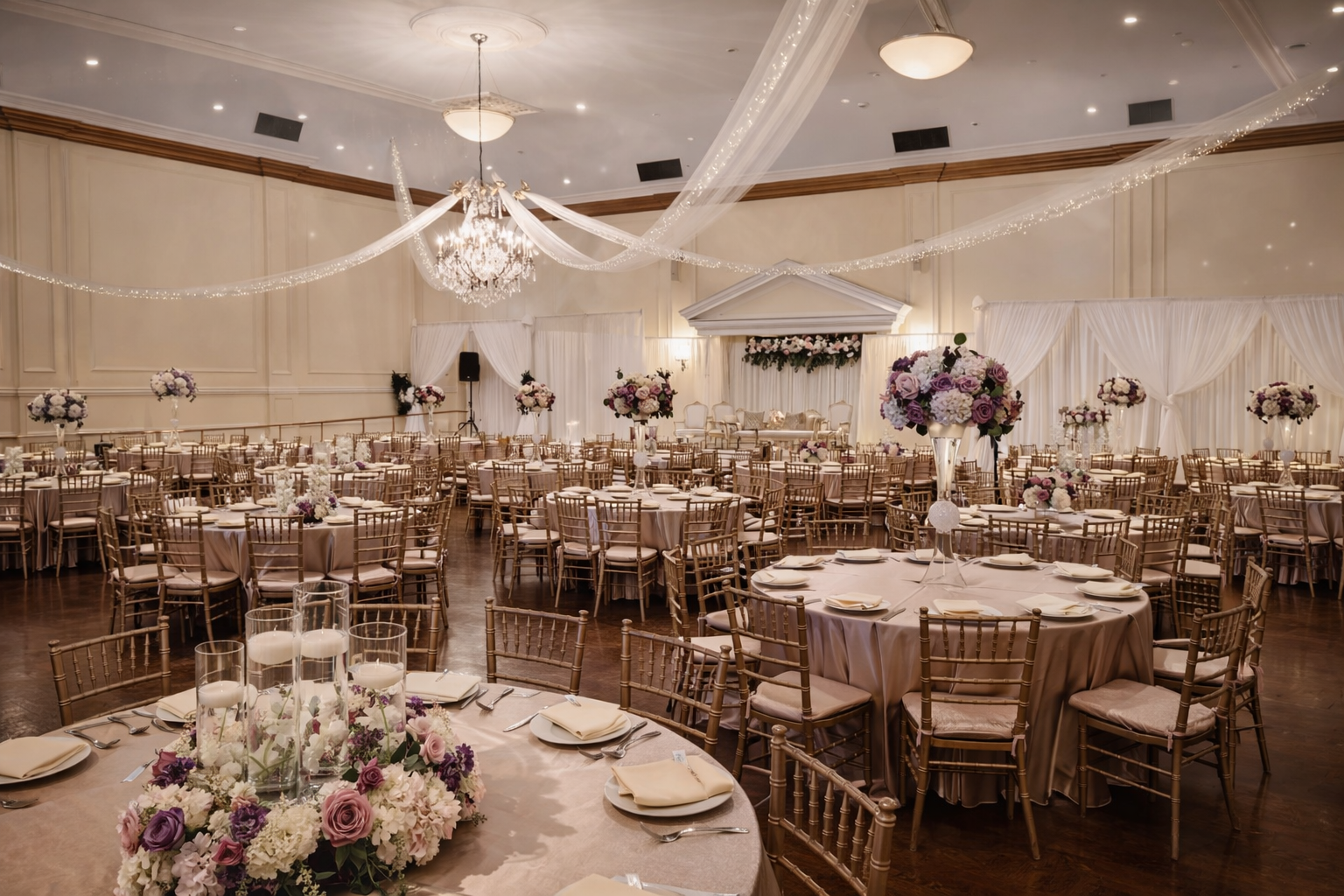 ROSE HALL-FULLERTON UP TO 300 GUESTS
OUR TOPAZ PACKAGE STARTS 
AT 100 GUESTS
$10,950 FRIDAY  
$12,950 SATURDAY  $10,450 SUNDAY
 +$30.00 EACH ADDITIONAL GUESTS