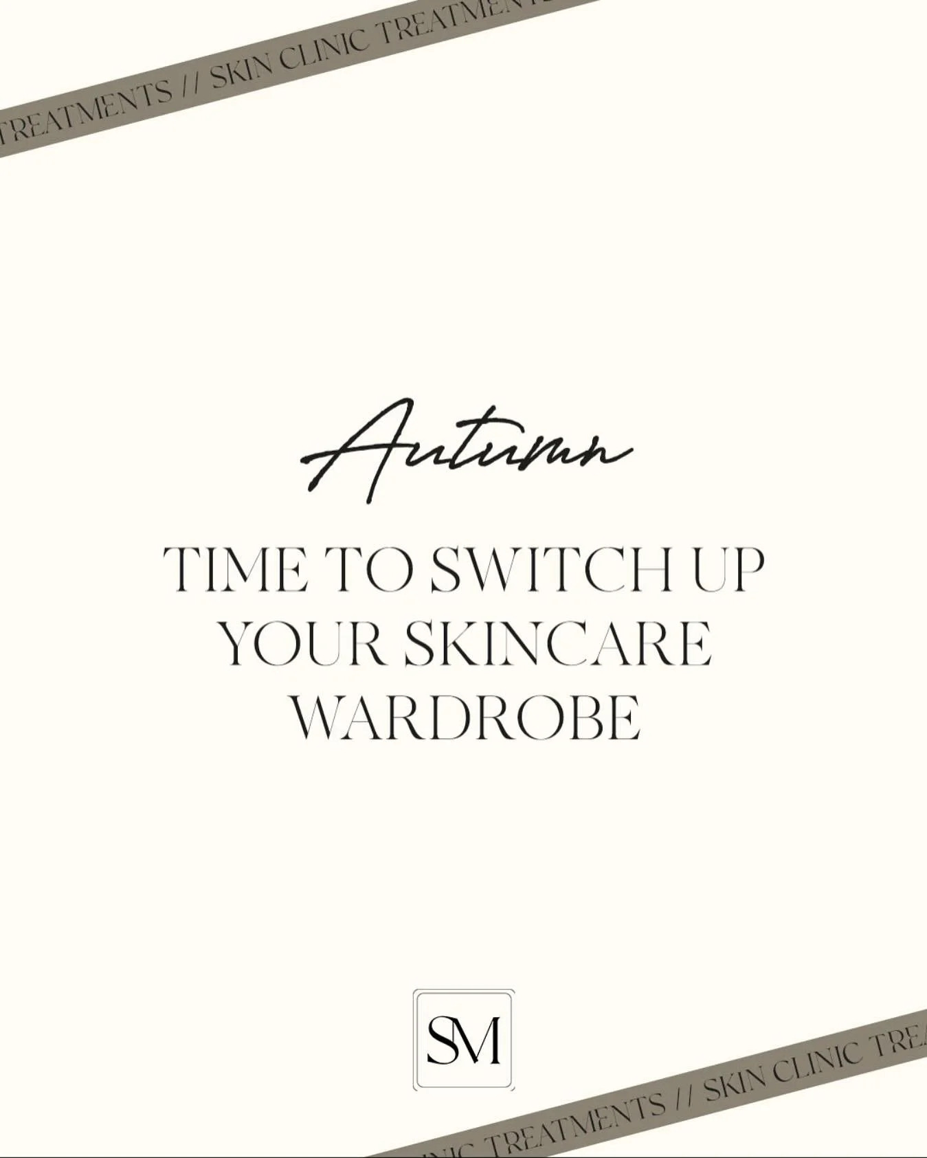 A U T U M N 🍁

The weather is turning and you might notice that your skin is too? 

Heating, cold weather, hangover from summer fun. It can all take a toll on your skin and your summer routine might not be hitting like it used to. 

Switching a few 