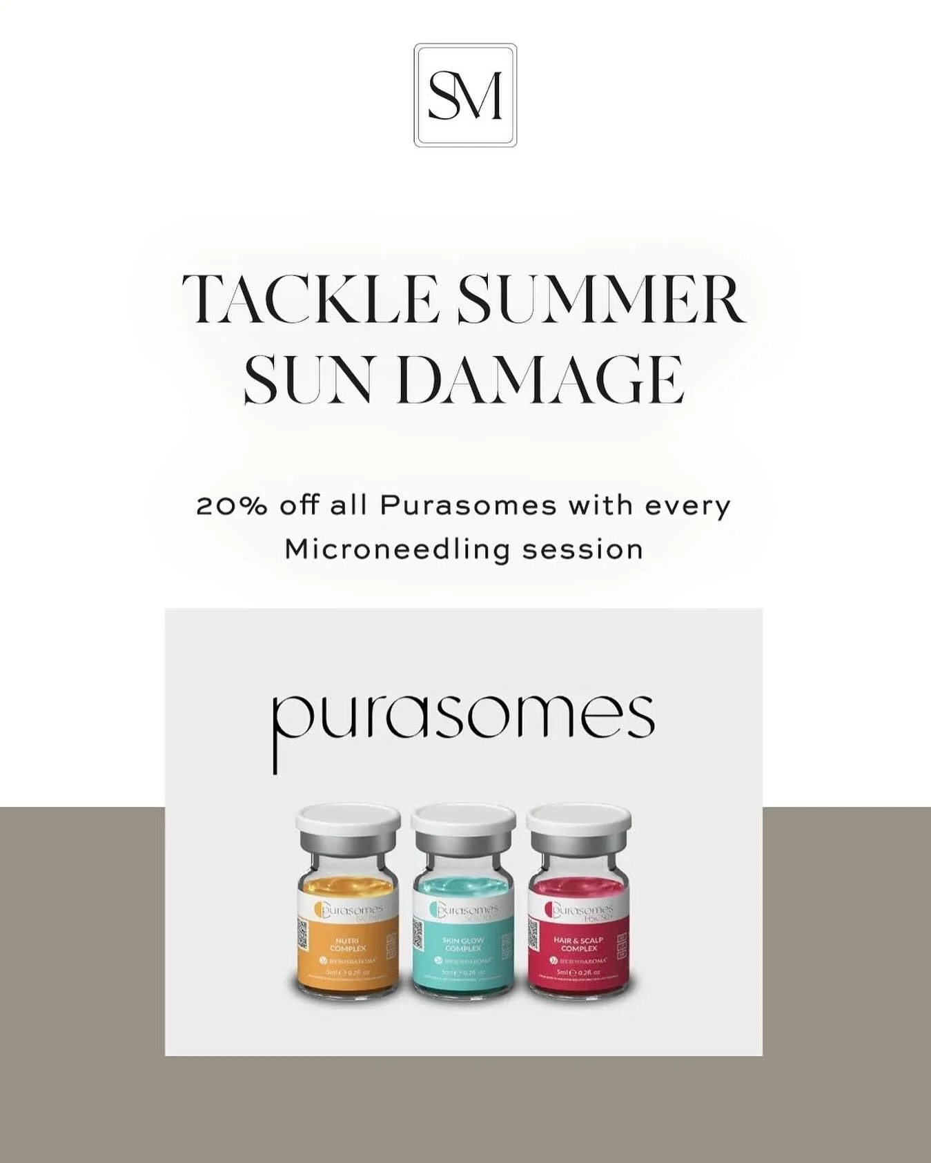 P U R A S O M E S 

&bull;

Microneedling is one of my favourite treatments and Purasomes from @dermafocusuki are one of the best ways to super - charge your treatment to get the best results. 

Purasomes are a powerful combination of exosomes and gr