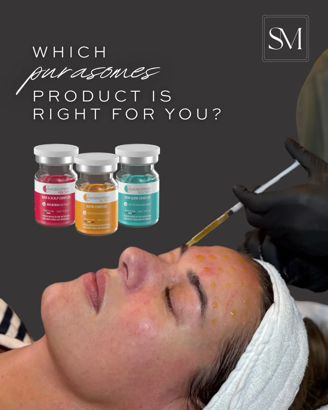 P U R A S O M E S 

. 

The perfect add on to maximise your Microneedling treatment. 

Purasomes can be added to one, or all of your Microneedling treatments to: 

✨ Maximise results 
✨ Reduce downtime 
✨ Target fine lines, wrinkles and laxity 
✨ Tar