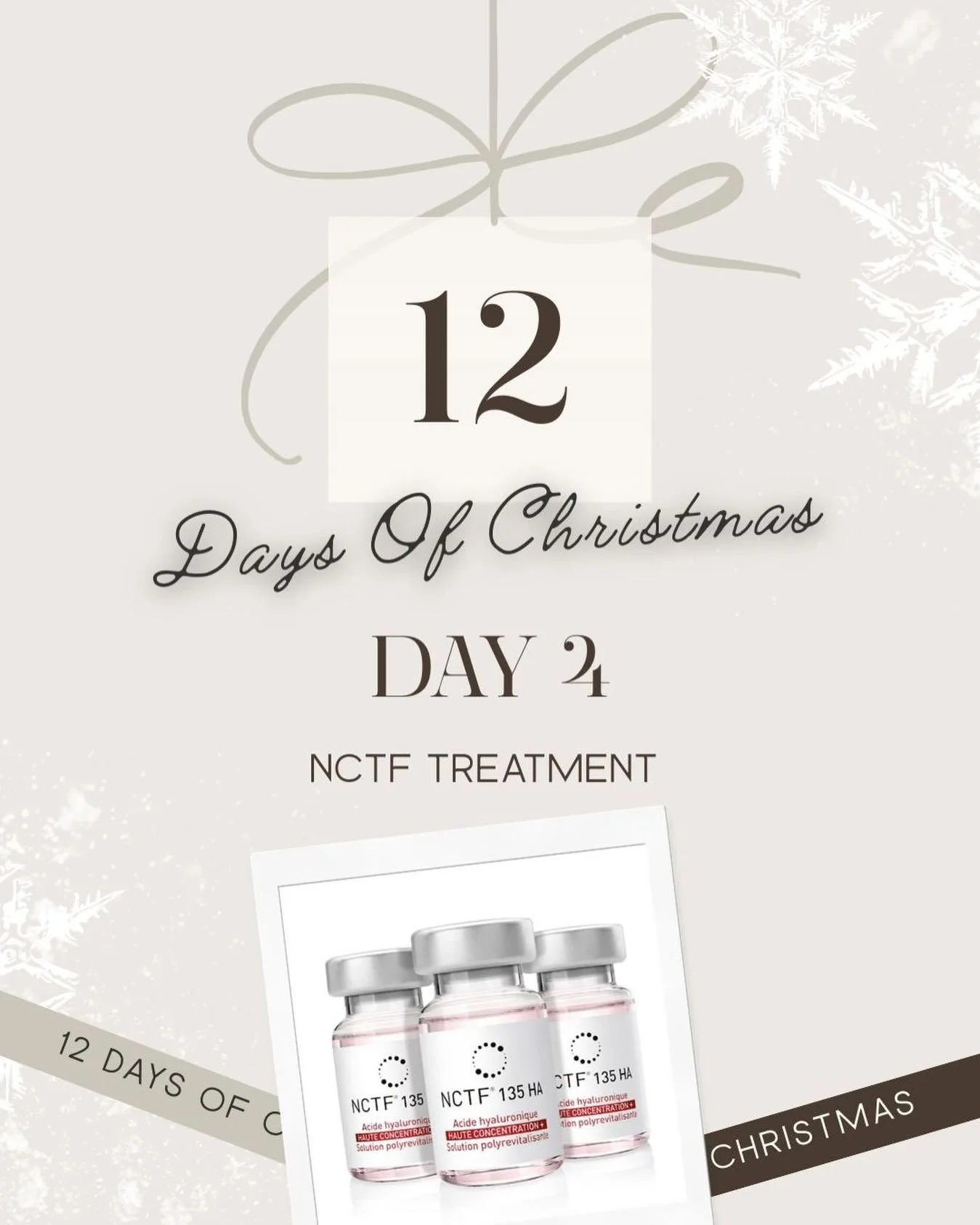 Day 4 - NCTF 

Perfect for brightening tired eyes! This skin treatment helps with fine lines, crepey skin, and all round skin rejuvenation. 

Some downtime to be expected. 

✨ Like the post 
✨ Follow the page 
✨ Tag a friend 

A third of the way thro