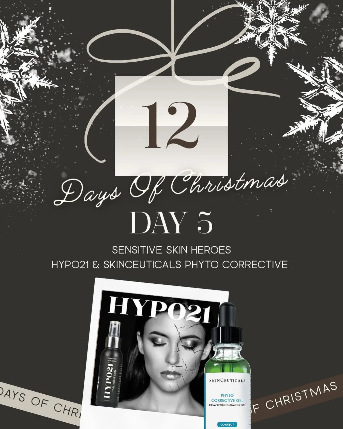 D A Y  5

Sensitive skin heroes! Perfect for anyone with sensitive, irritated skin barriers. SkinCeuticals Phyto Corrective HA serum and Hypo21 spray. 

🎄 Like the post 
🎄 Follow the page 
🎄 Tag a friend 

#giveaway #christmas #skinclinic