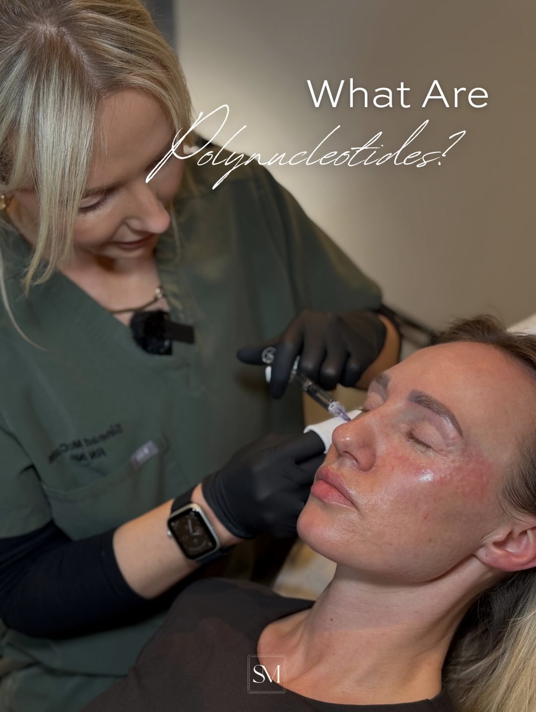 One of the most popular treatments of 2025, and showing no signs of slowing down in 2026! 

Polynucleotides are little cell boosting powerhouses derived from fish DNA. They increase fibroblast production, promote skin healing, calm irritation and imp