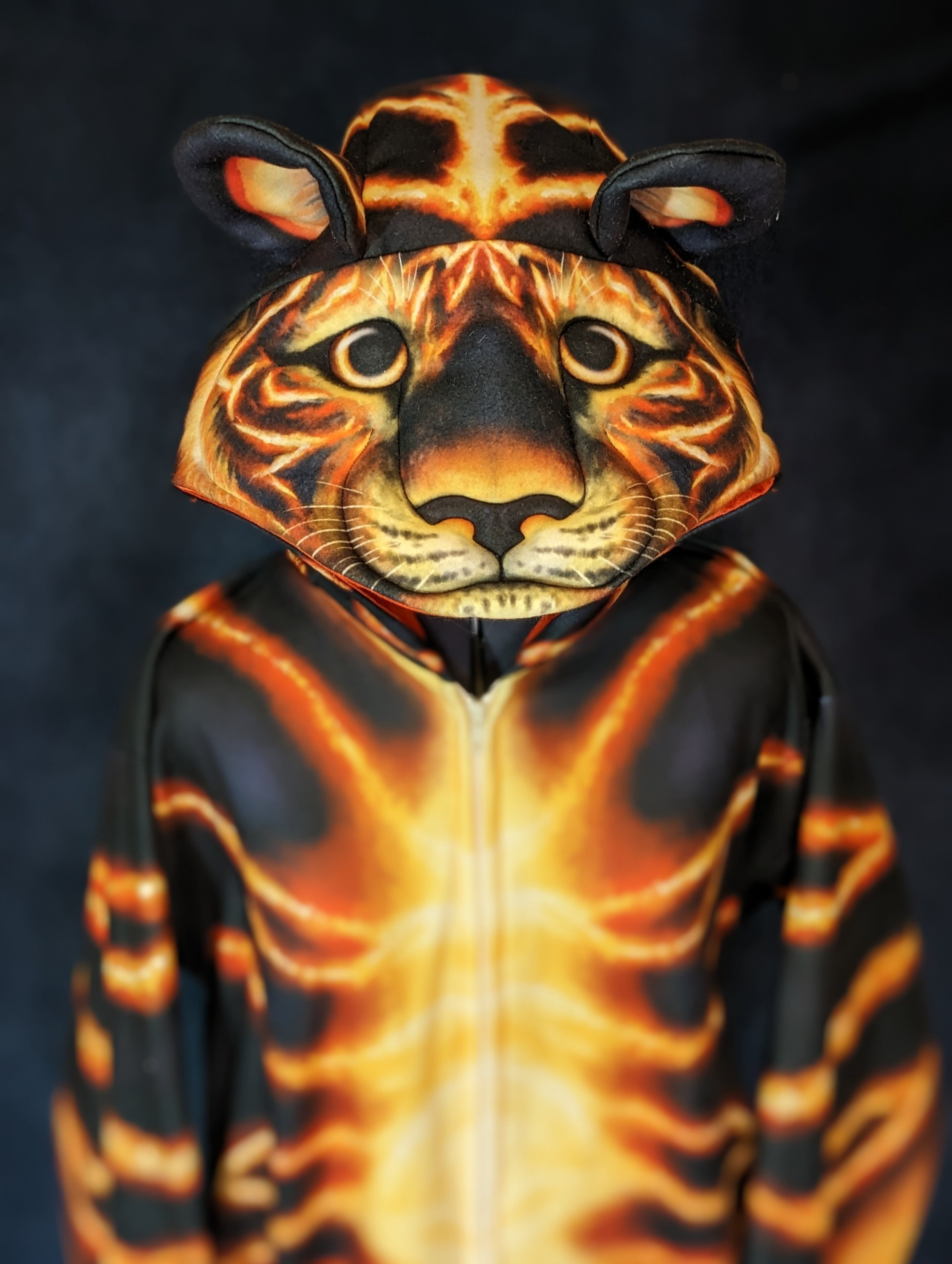 Lava Tiger Kigurumi (Realistic Face)