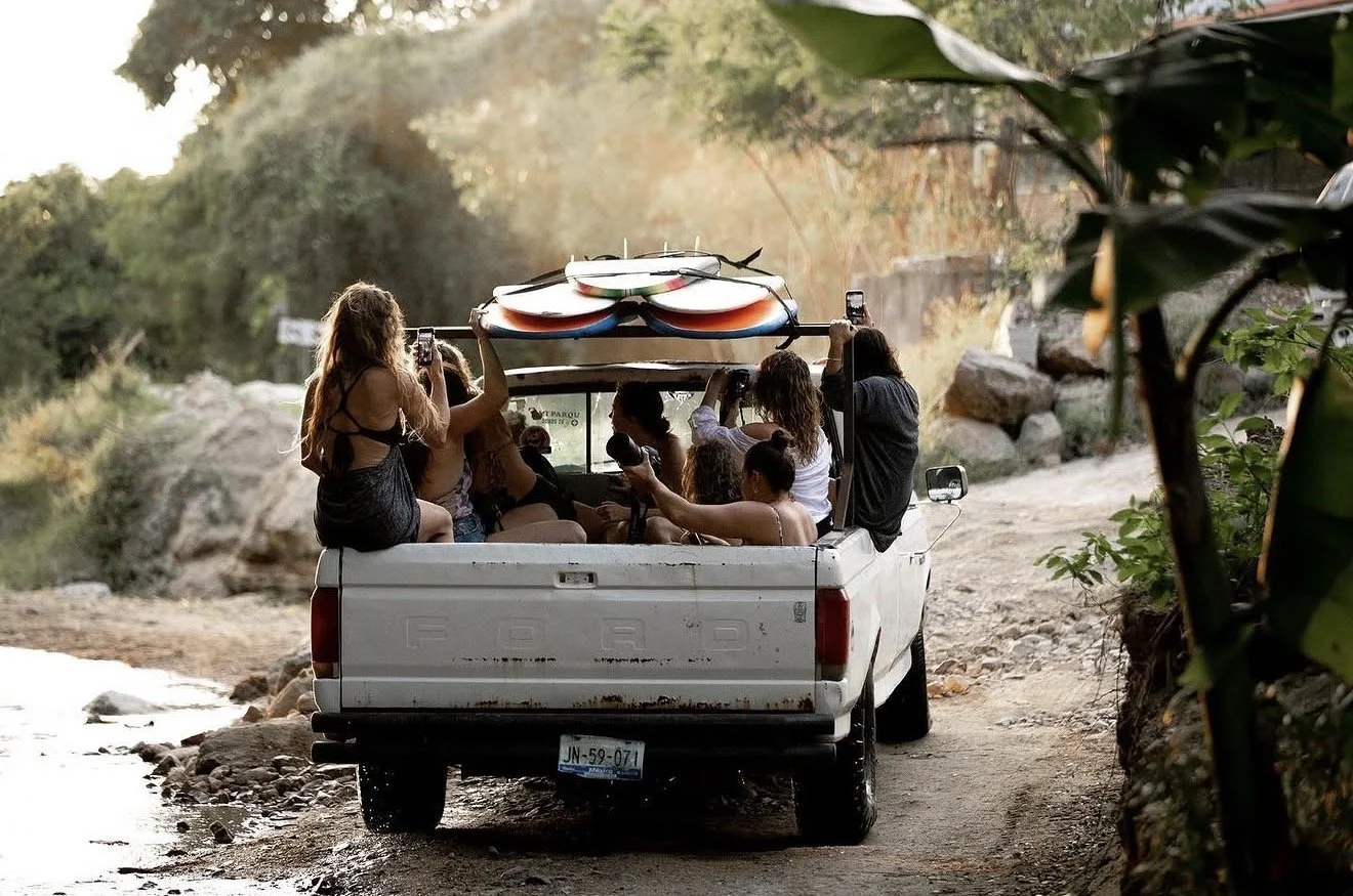 Surf culture and beach lifestyle in Sayulita Mexico near Hotel Sayulita Central and Sayulita Beach.