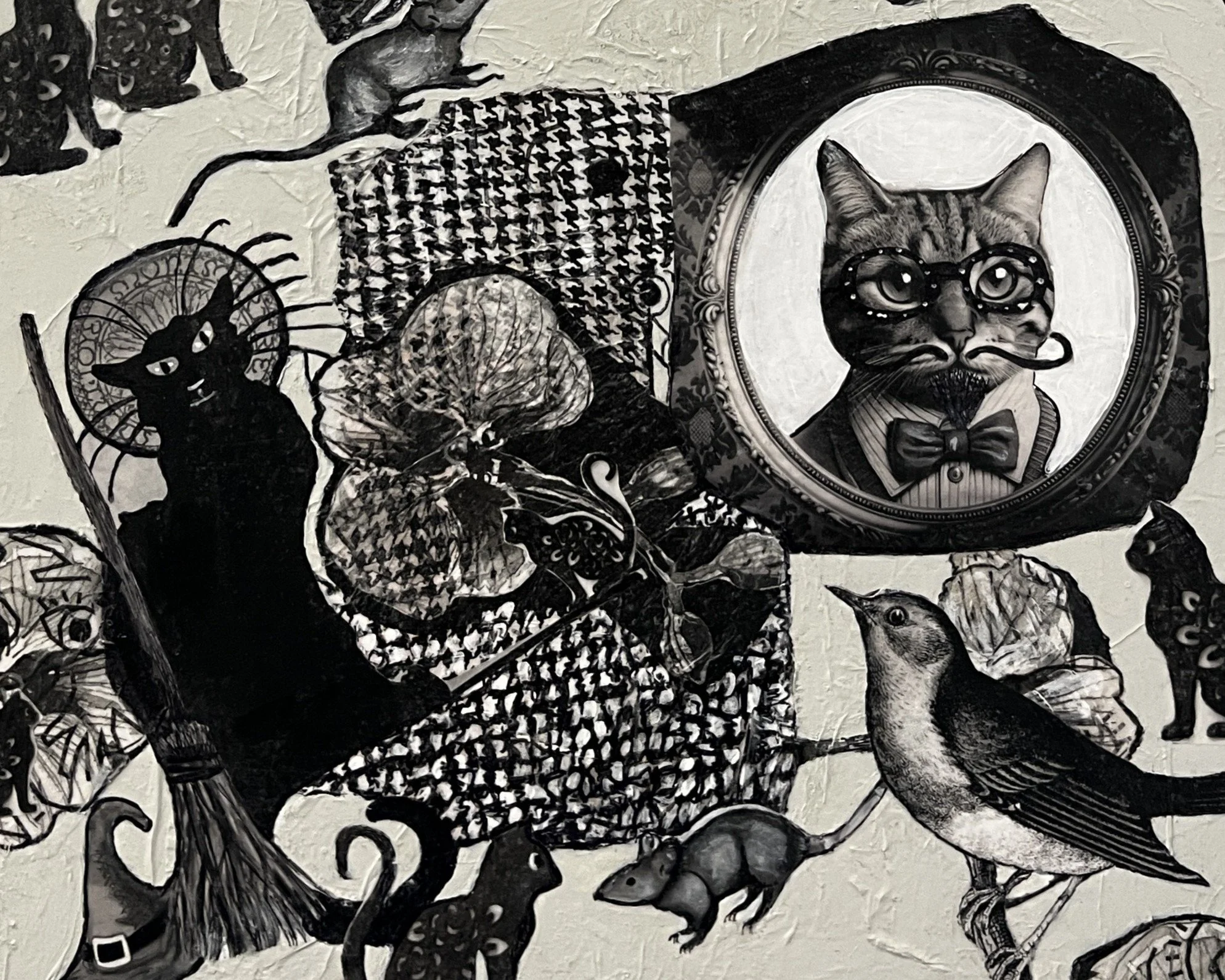 Peggy Gallaher - Cats Mysterious Spirit detail.jpeg