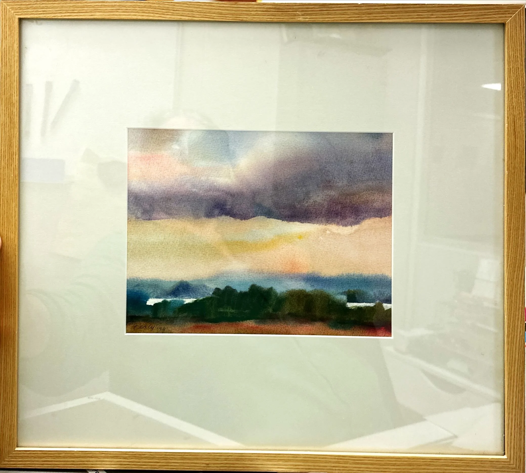 Pat Percy "View of Lake Minnehaha from Amber Hill"