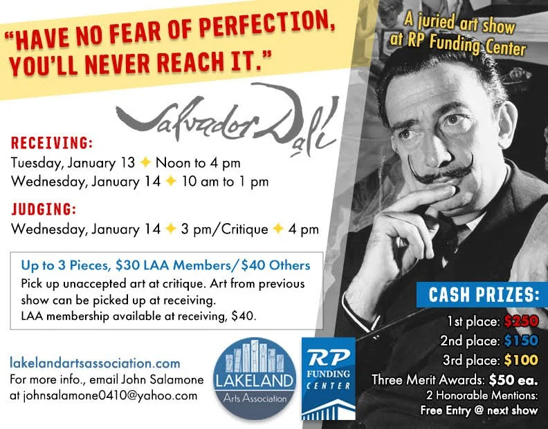 RP Funding Show - Have No Fear of Perfection, You'll Never Reach It. Salvador Dali - Receiving Day 1