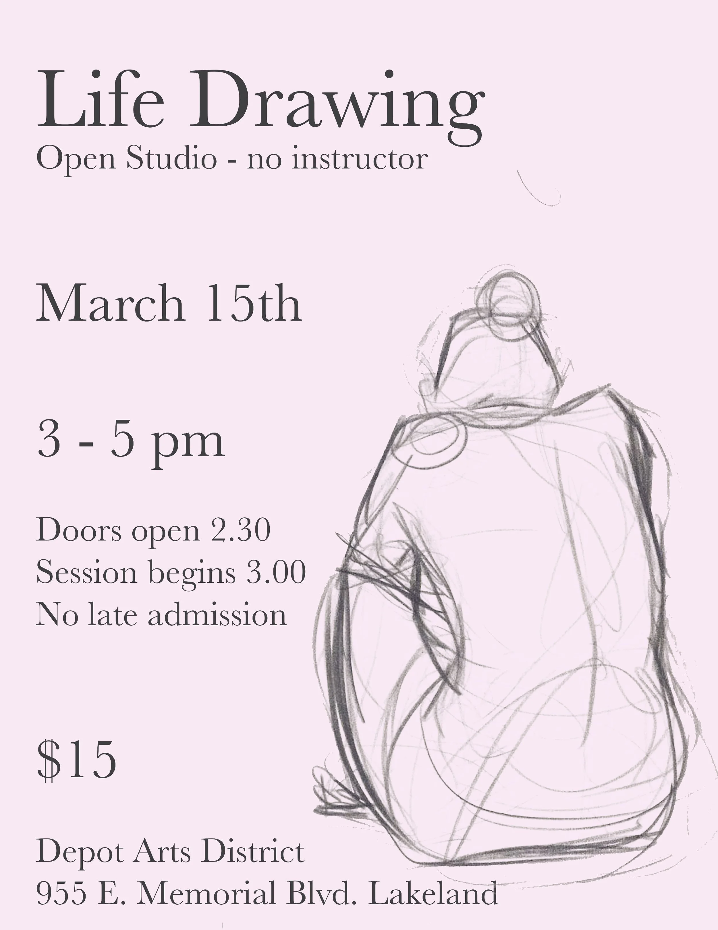March Life Drawing 3.15