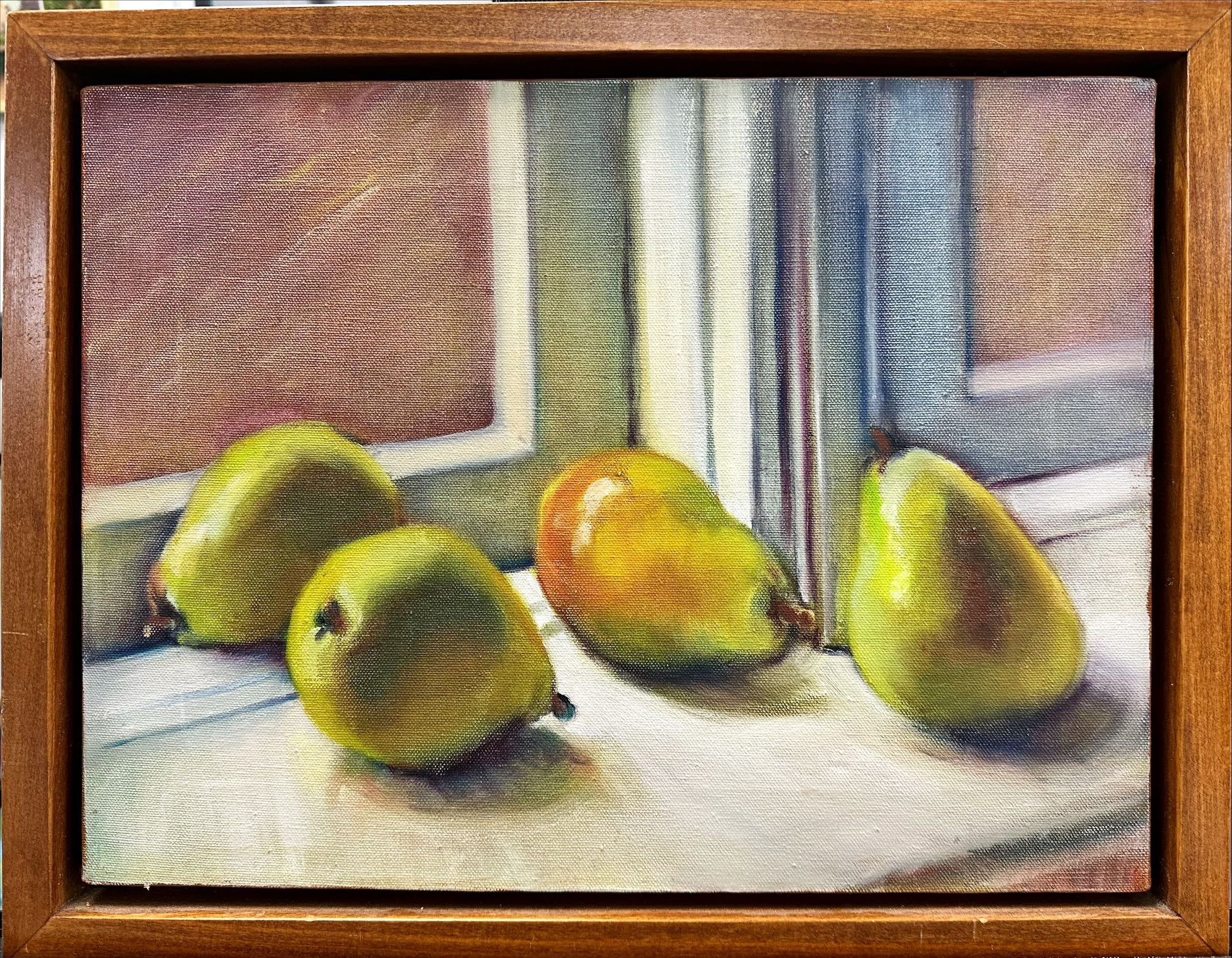 Pat Percy "Pears on Windowsill"