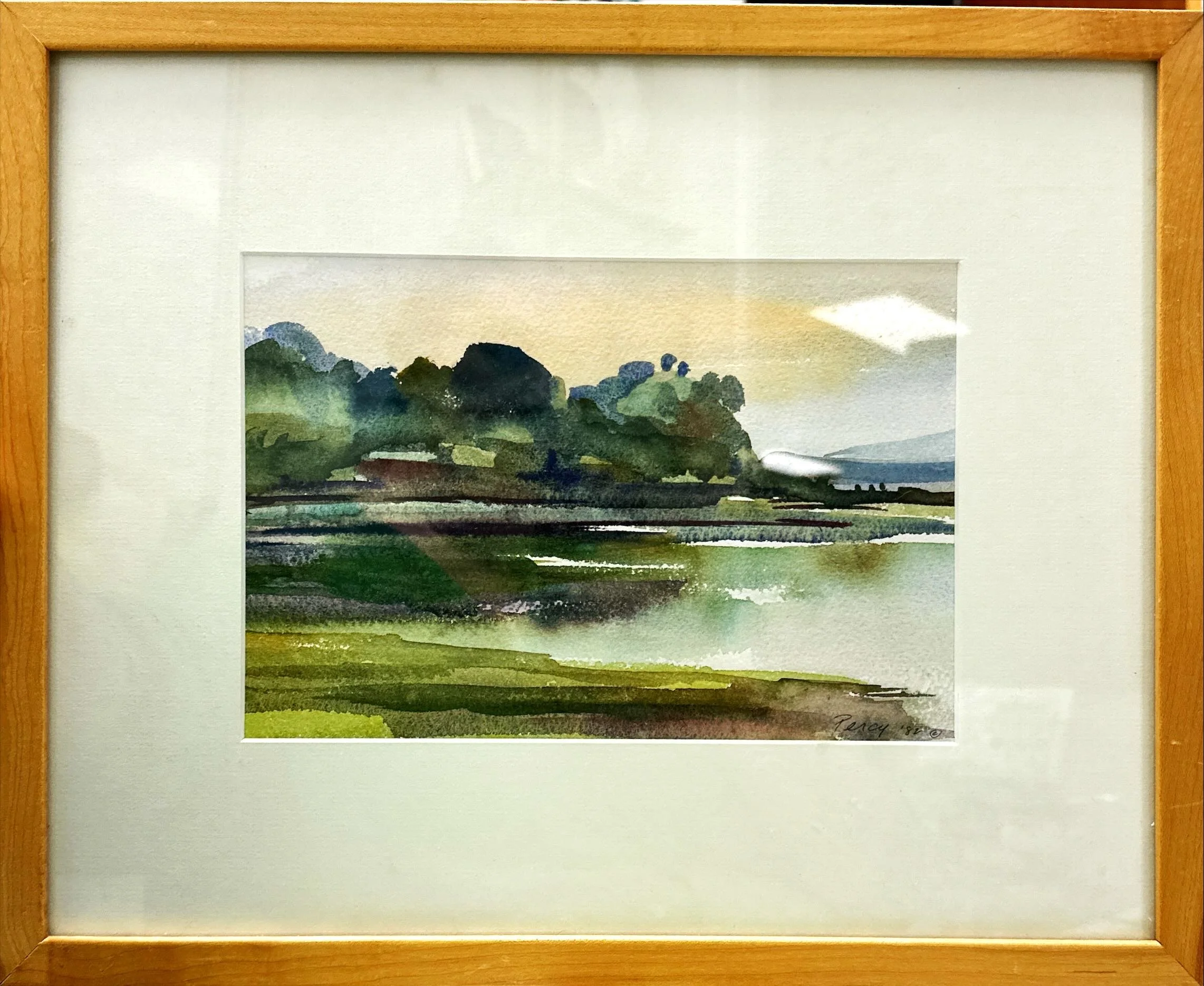 Pat Percy "View at Charlotte, Vermont"