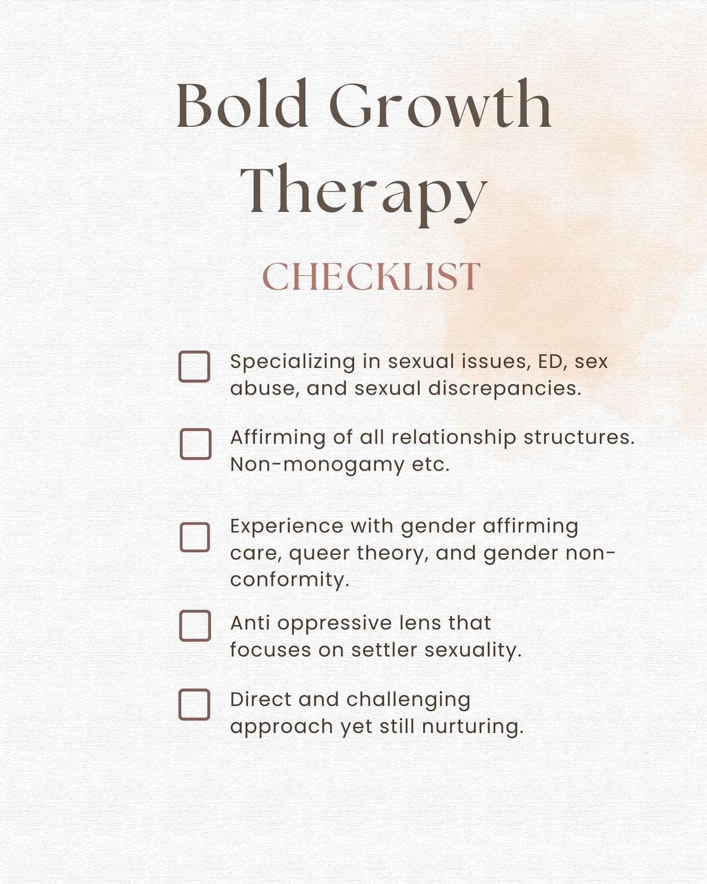 Specialties and services offered.
#therapy #portlandtherapists #oregontherapists #sextherapy #mentalhealthawareness #sexualhealthawareness
