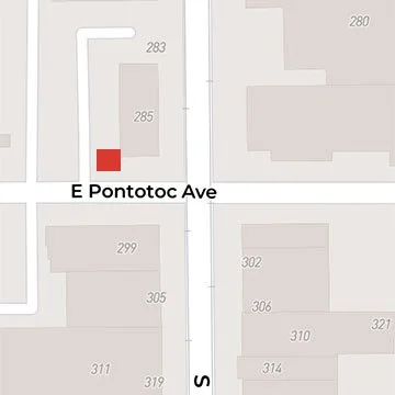 Tree Well at NW Corner of Pontotoc