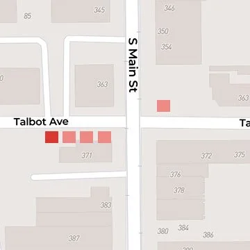 Tree Well at SW Corner of Talbot Bed #4