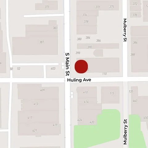 Large Bed at NE Corner of Huling
