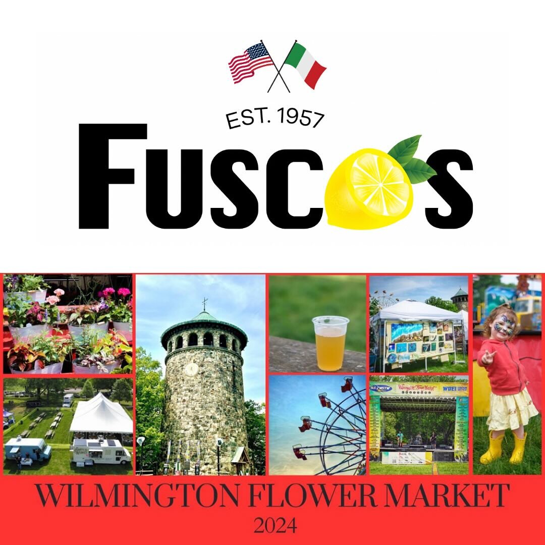 Kick off the festival season with Fusco&rsquo;s at the @wilmflowermarket May 9th, 10th &amp; 11th!

A beloved tradition for so many and recommended yearly by @visitdelaware @visitwilmingtonde and @delawareonline 

#theonetheonlyfuscos 
#shakeandsquee