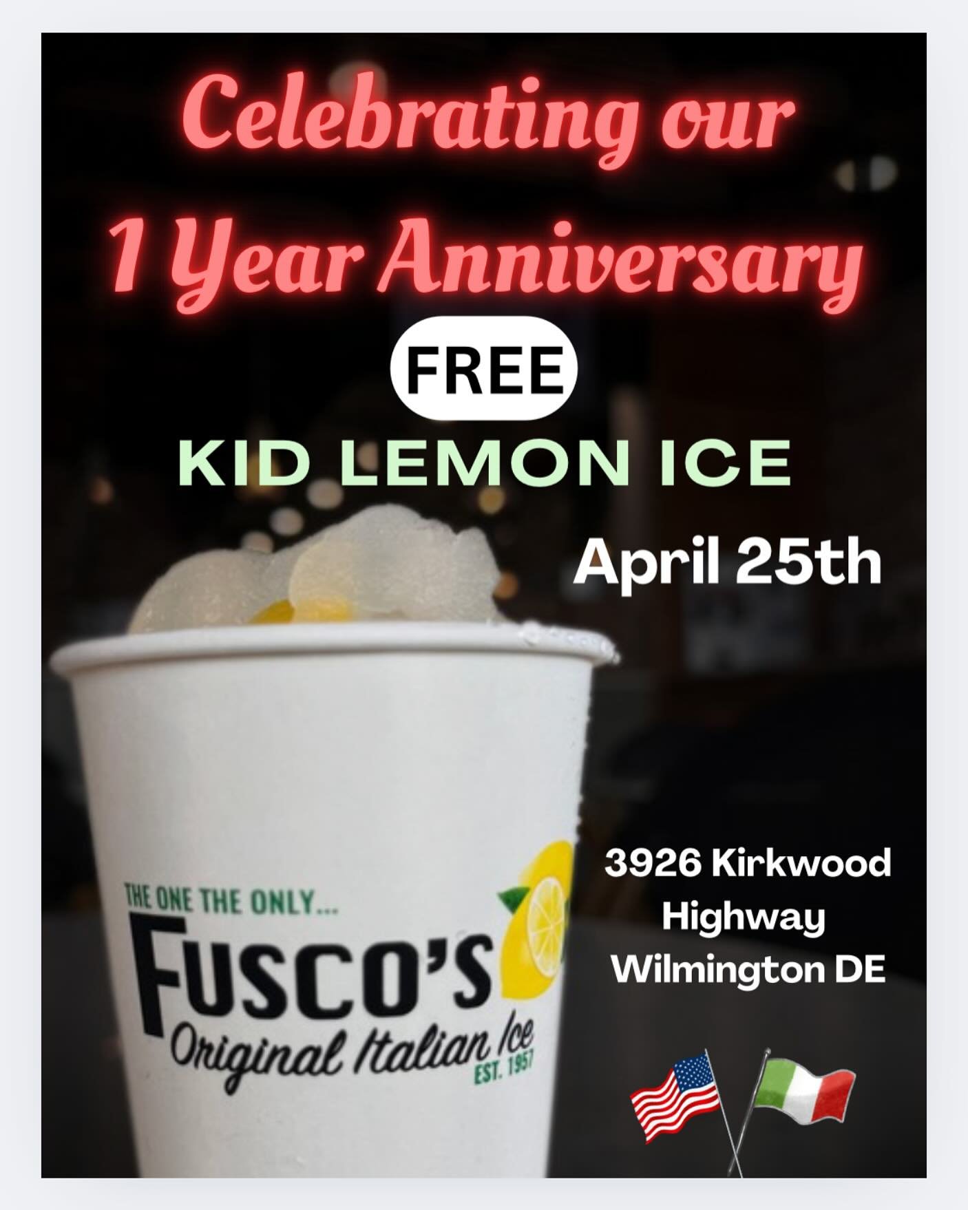 We are so grateful for all of the love and support so many have shown Fusco’s this past year. We have seen many familiar faces, but have also gotten to meet and befriend many new members of the community. Thank you so much for this amazing oppo