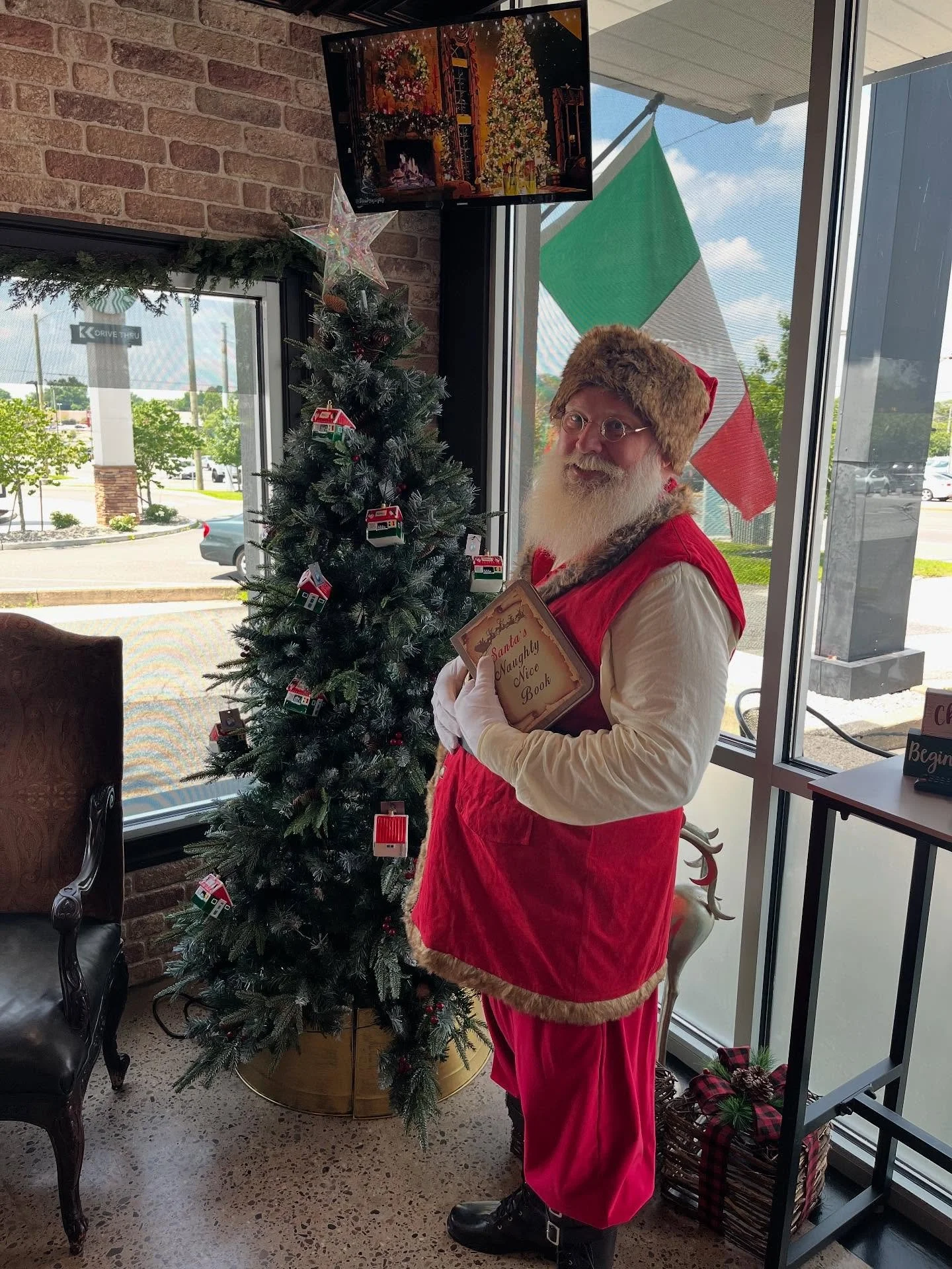 Tomorrow, July 20th, National Ice Cream Day and Christmas in July at Fusco’s. Peppermint Bark is ready & available. Santa is gearing up his reindeer so he can join us tomorrow, 2-4 and again from 5-8. Come celebrate and share those Christma