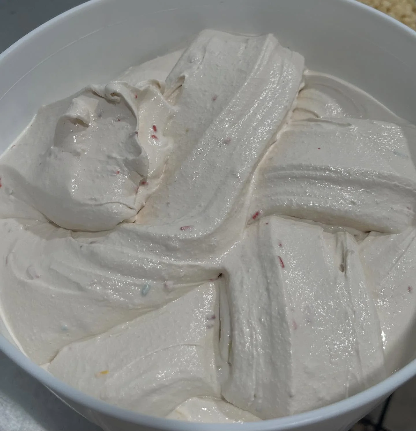*New Flavor Alert* π Birthday cake π
All Natural flavorings & extracts…and of course, no dyes!
Our cookies and cream is temporarily unavailable for a few days - but you can indulge in this special flavor in the meantime. We will inform